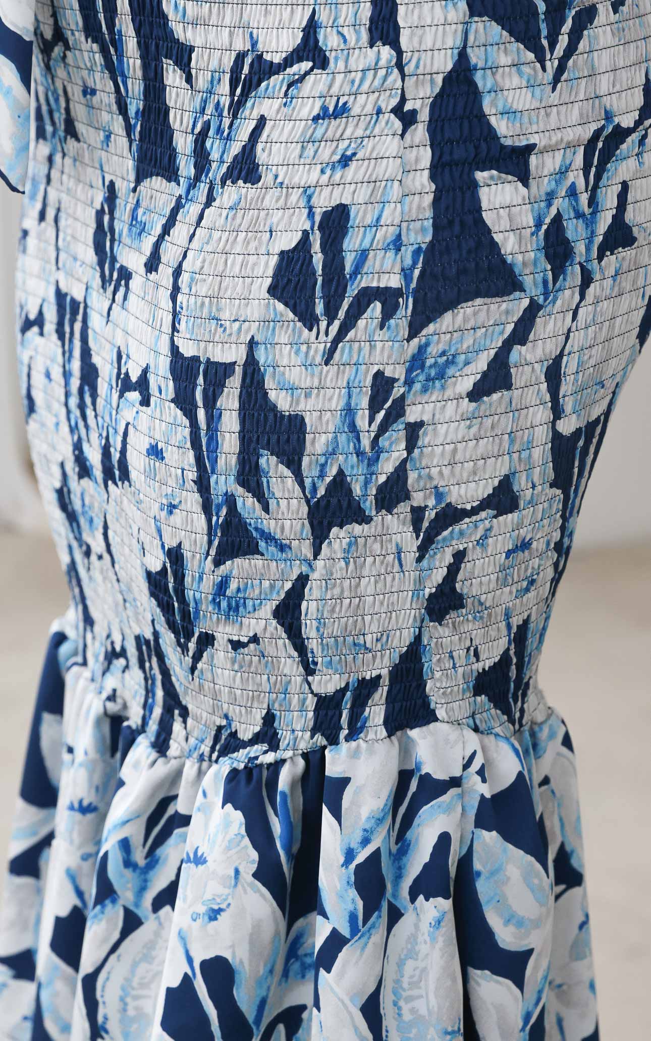 Amata Midi Dress - Navy Floral