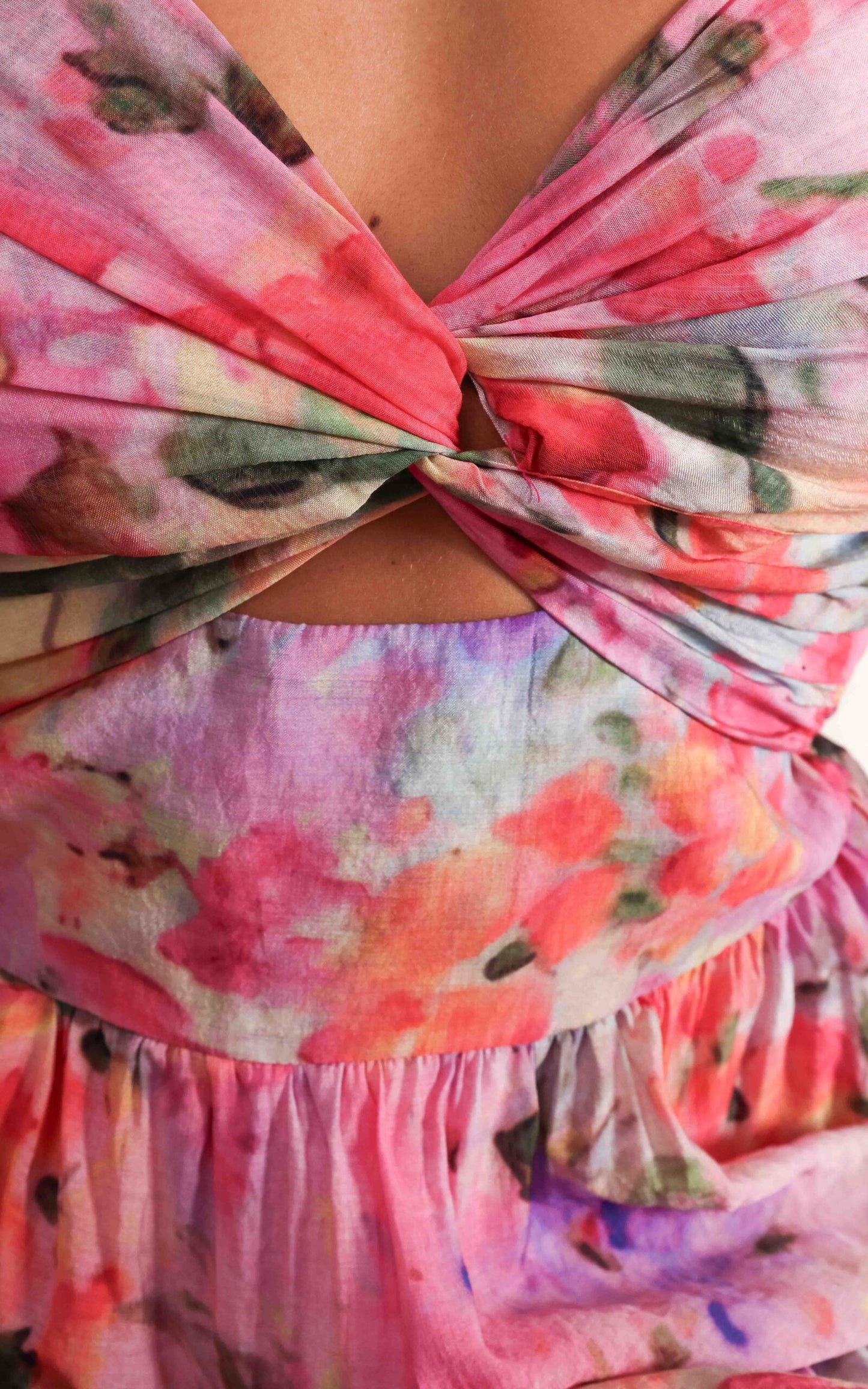 Bretta Mini Dress - Pink Multi Floral