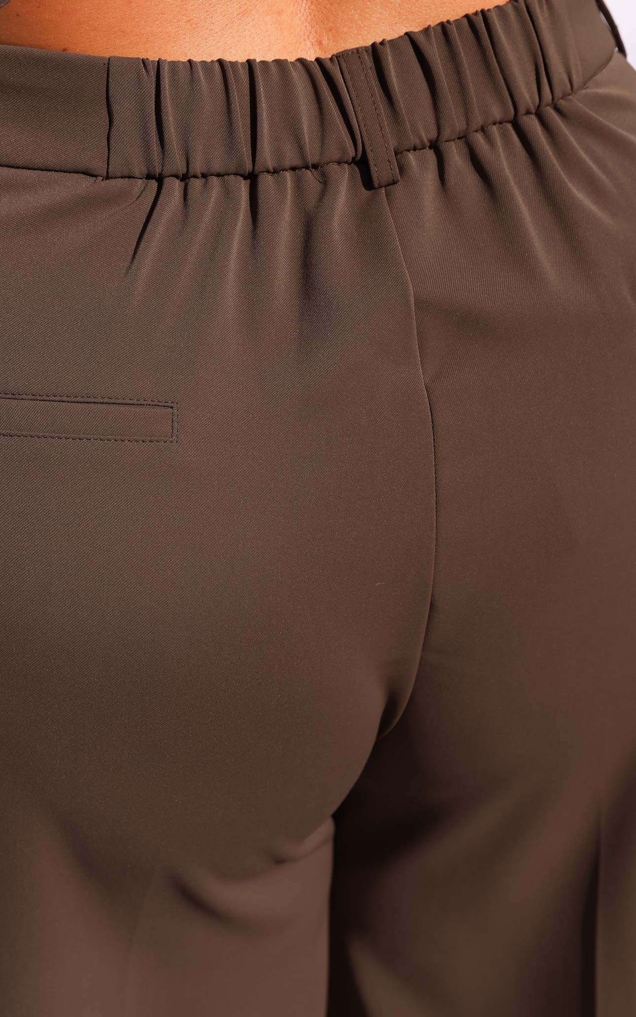 Carson Wide Leg Pants - Coffee Brown