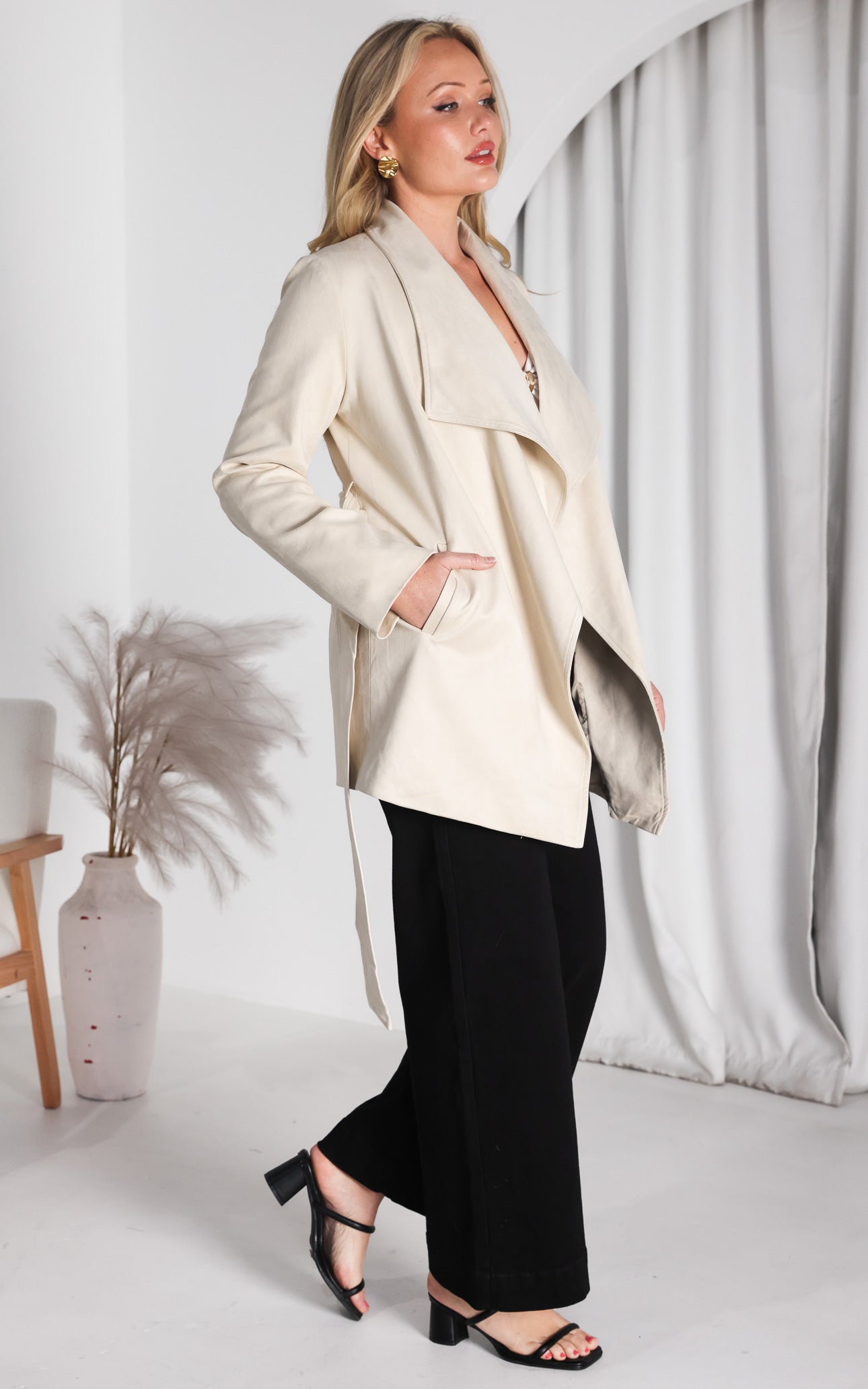 Hanson Jacket - Ivory Cream