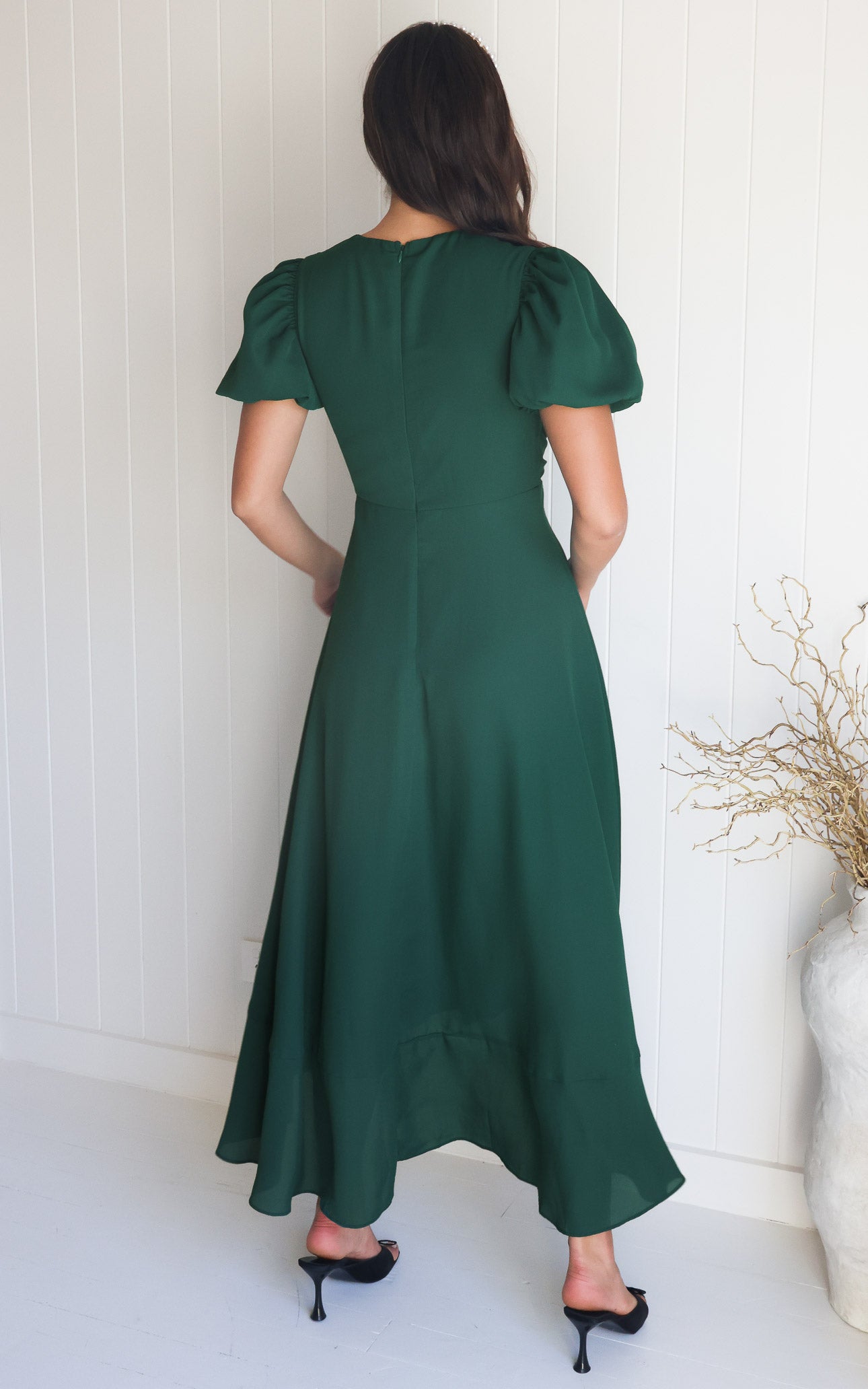 Jovana Maxi Dress - Emerald Green