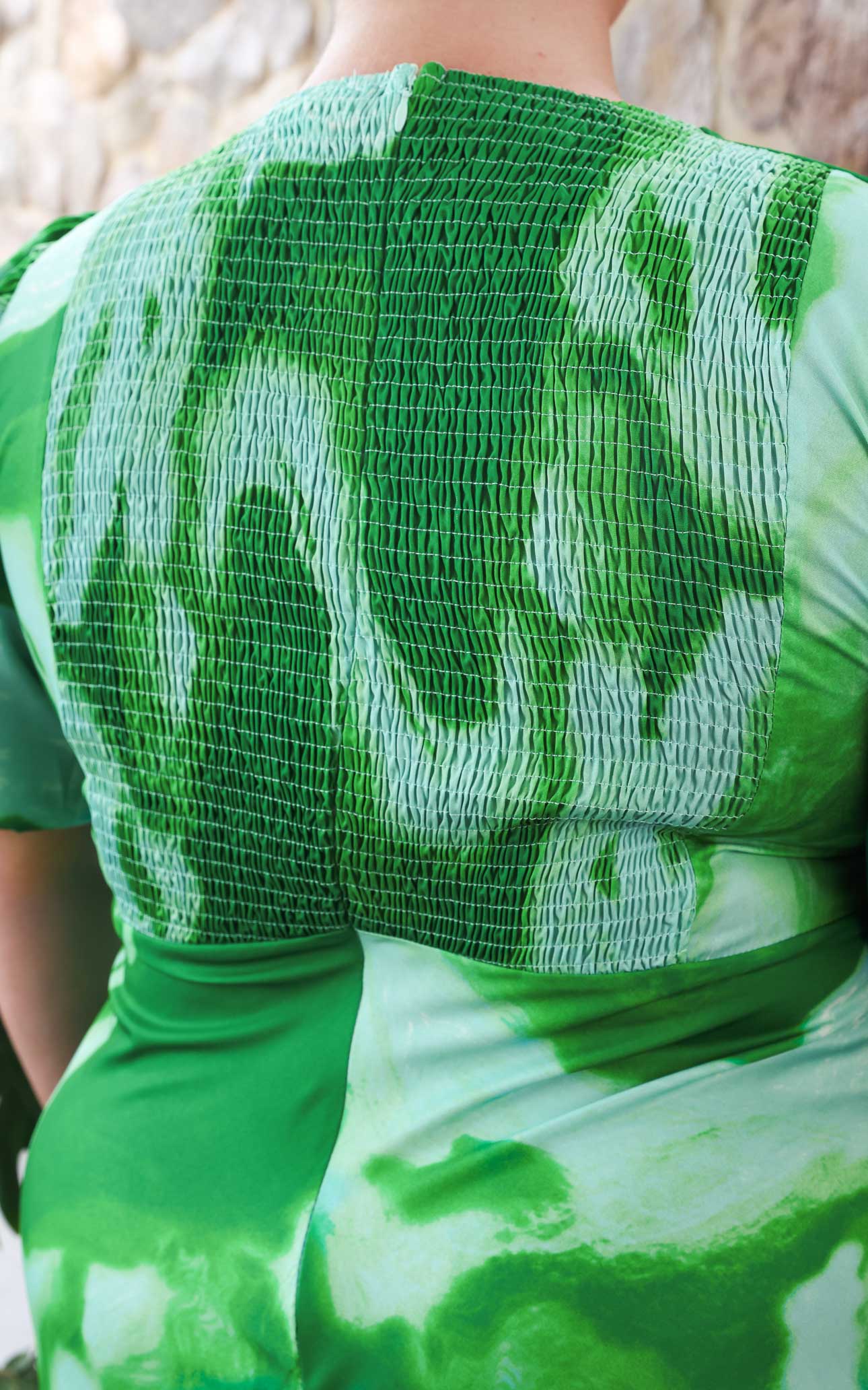 Kamala Maxi Dress - Green Print