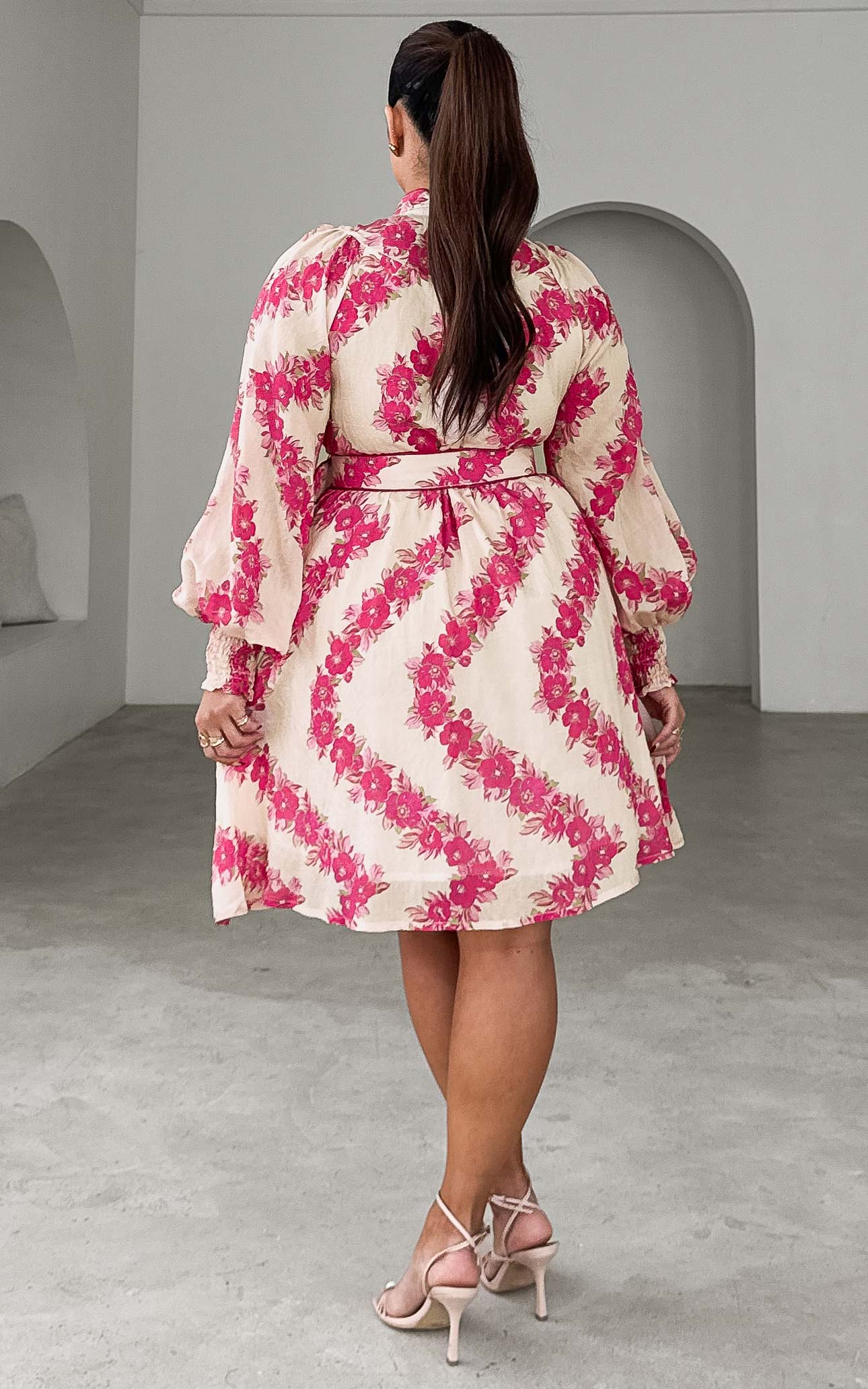 Kelsey Mini Dress - Pink Floral