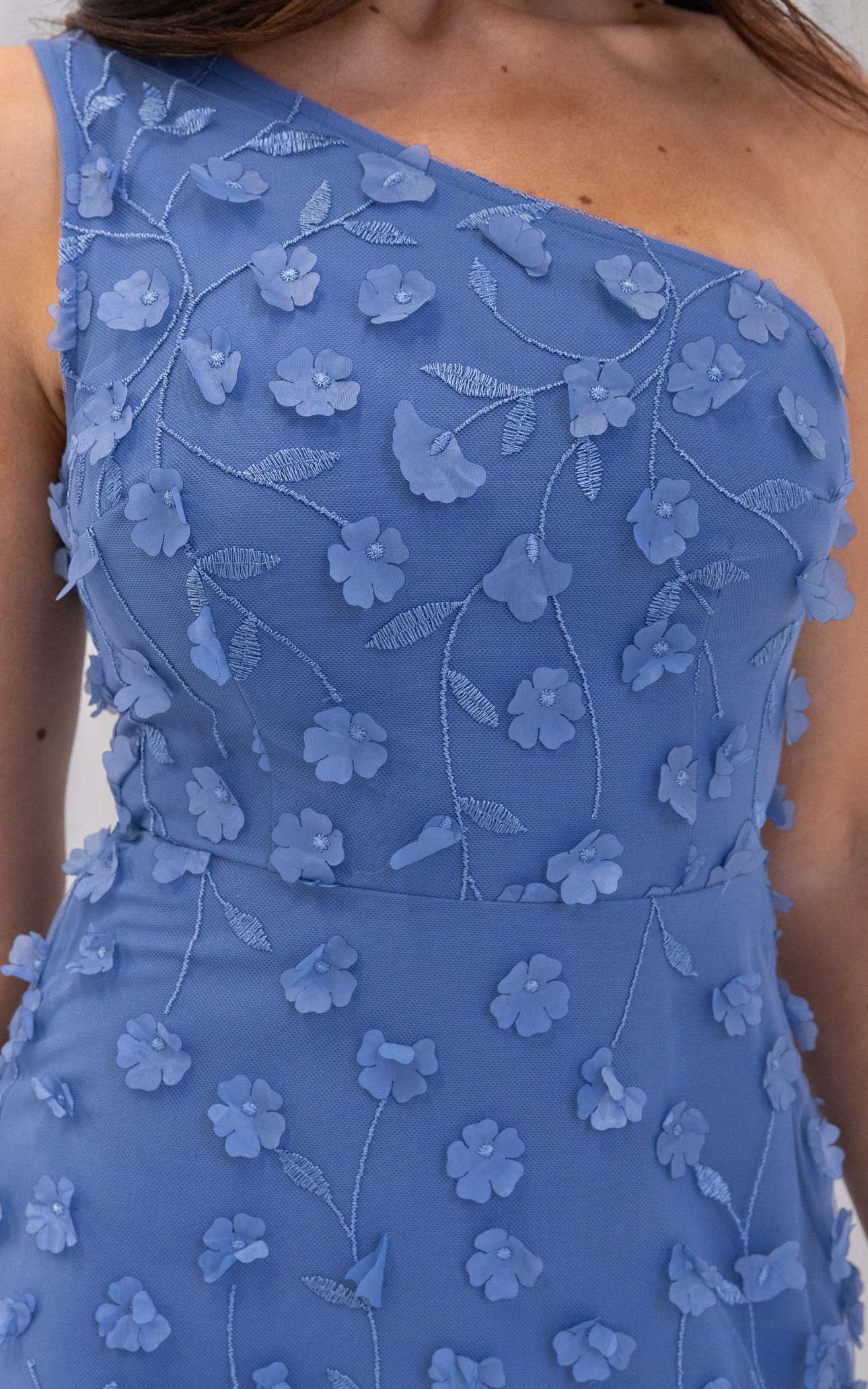 Kaia Maxi Dress - Steel Blue