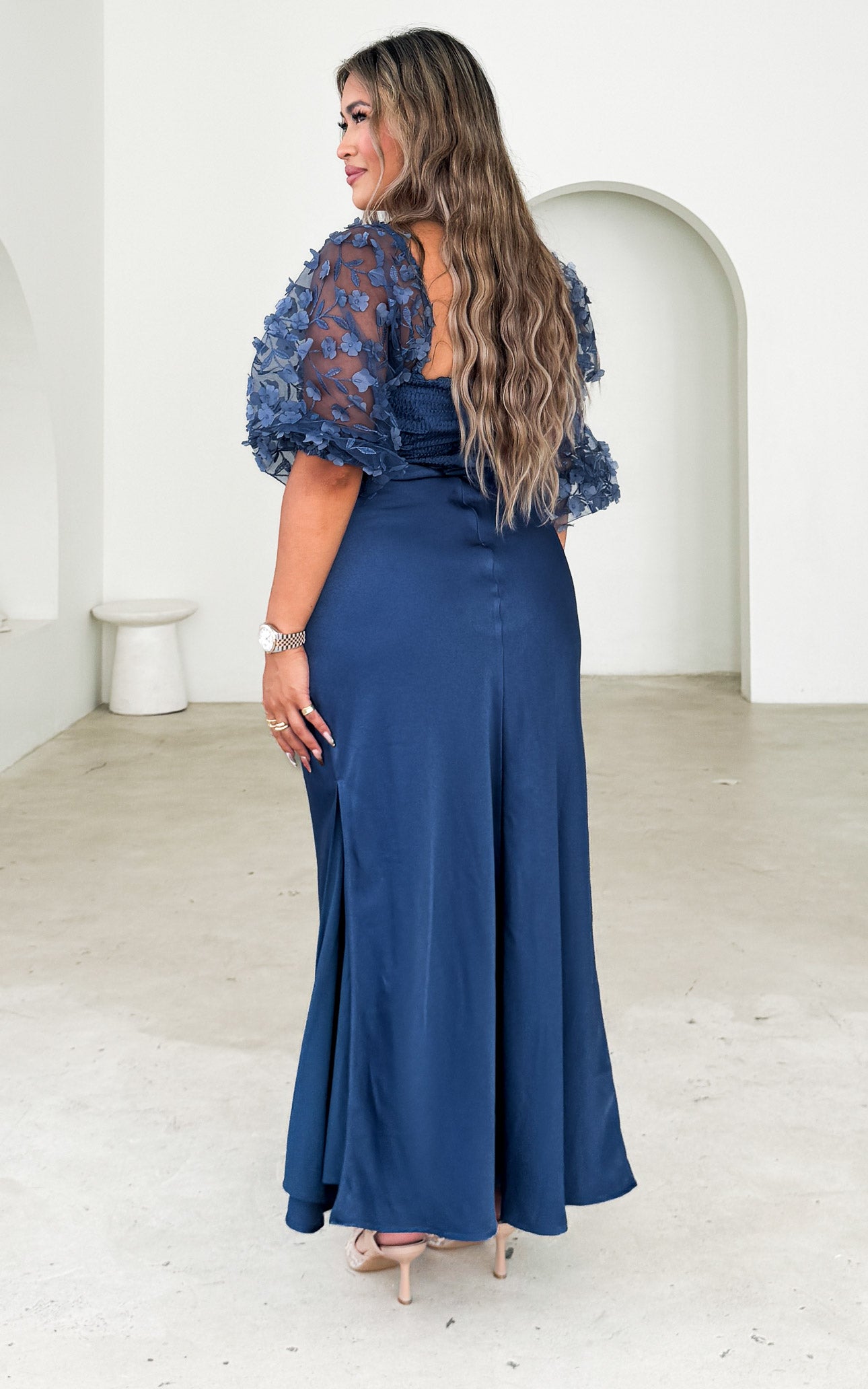 Leana Maxi Dress - Navy
