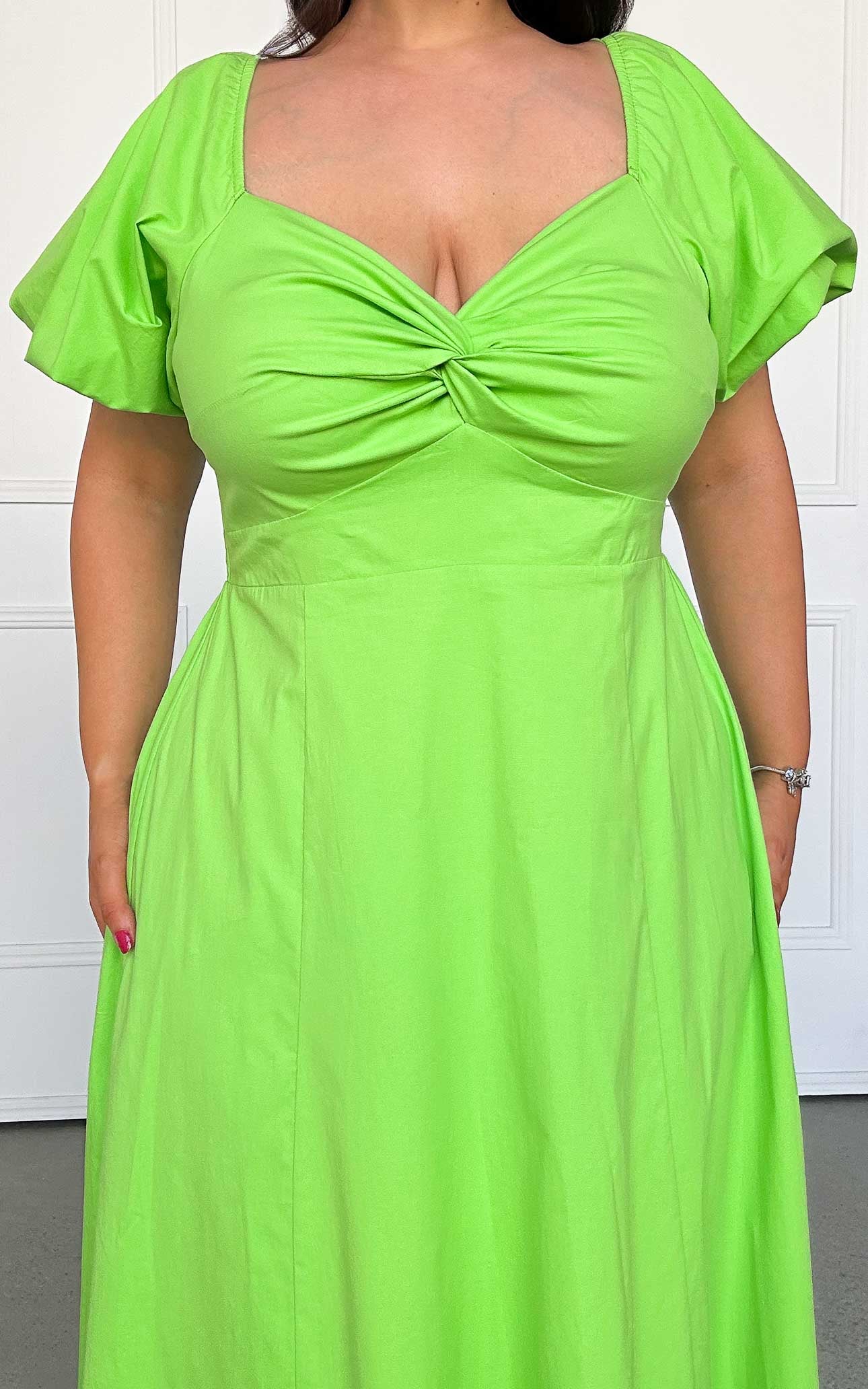 Lina Maxi Dress - Apple Green