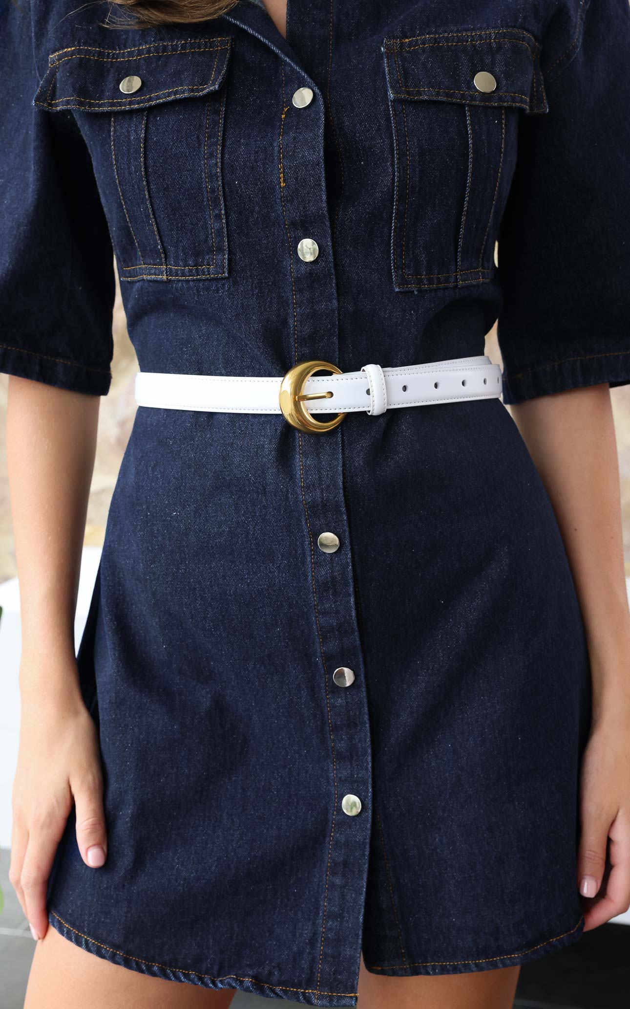 Lorca Belt - White Bubble C