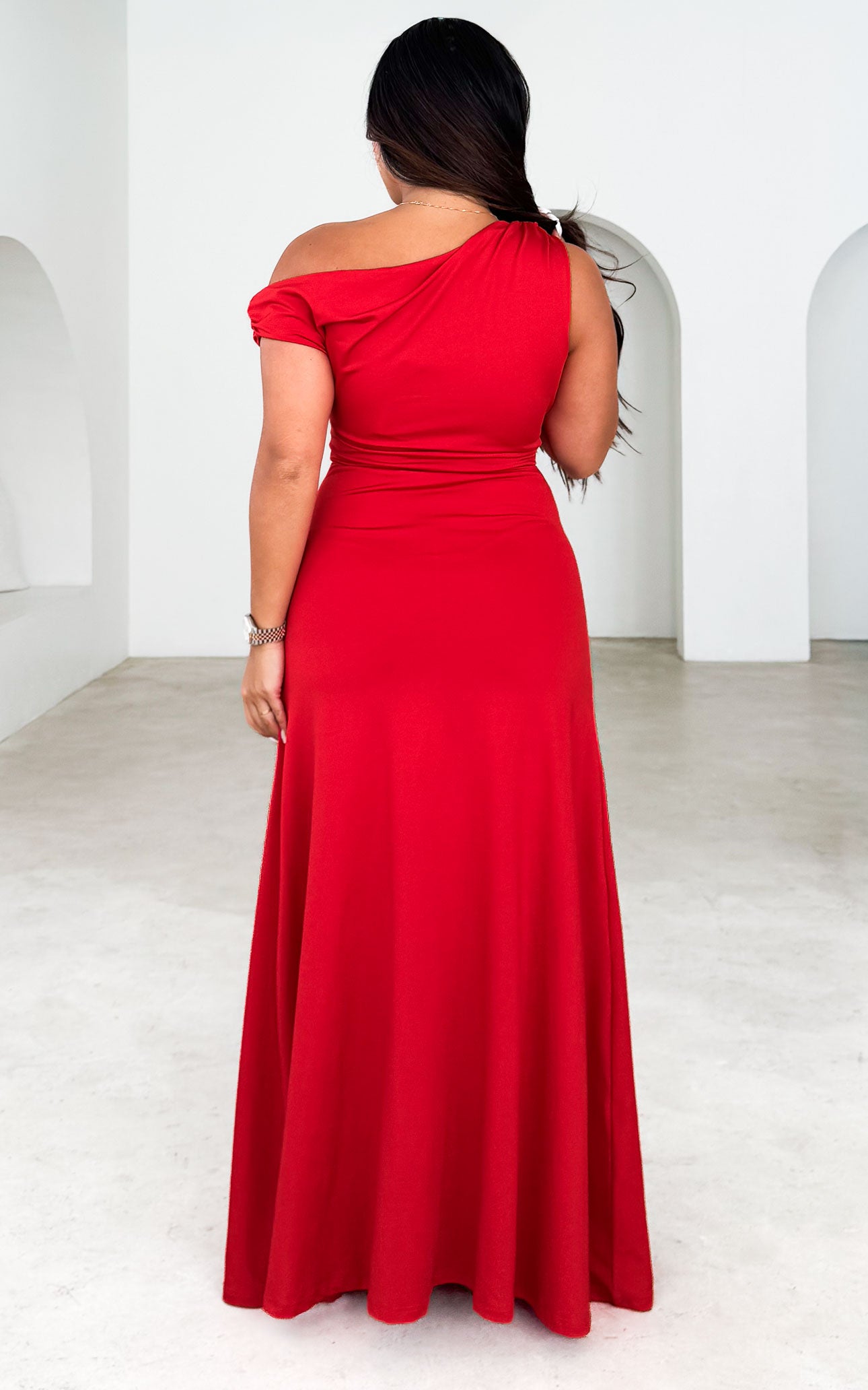 Tully Maxi Dress - Red