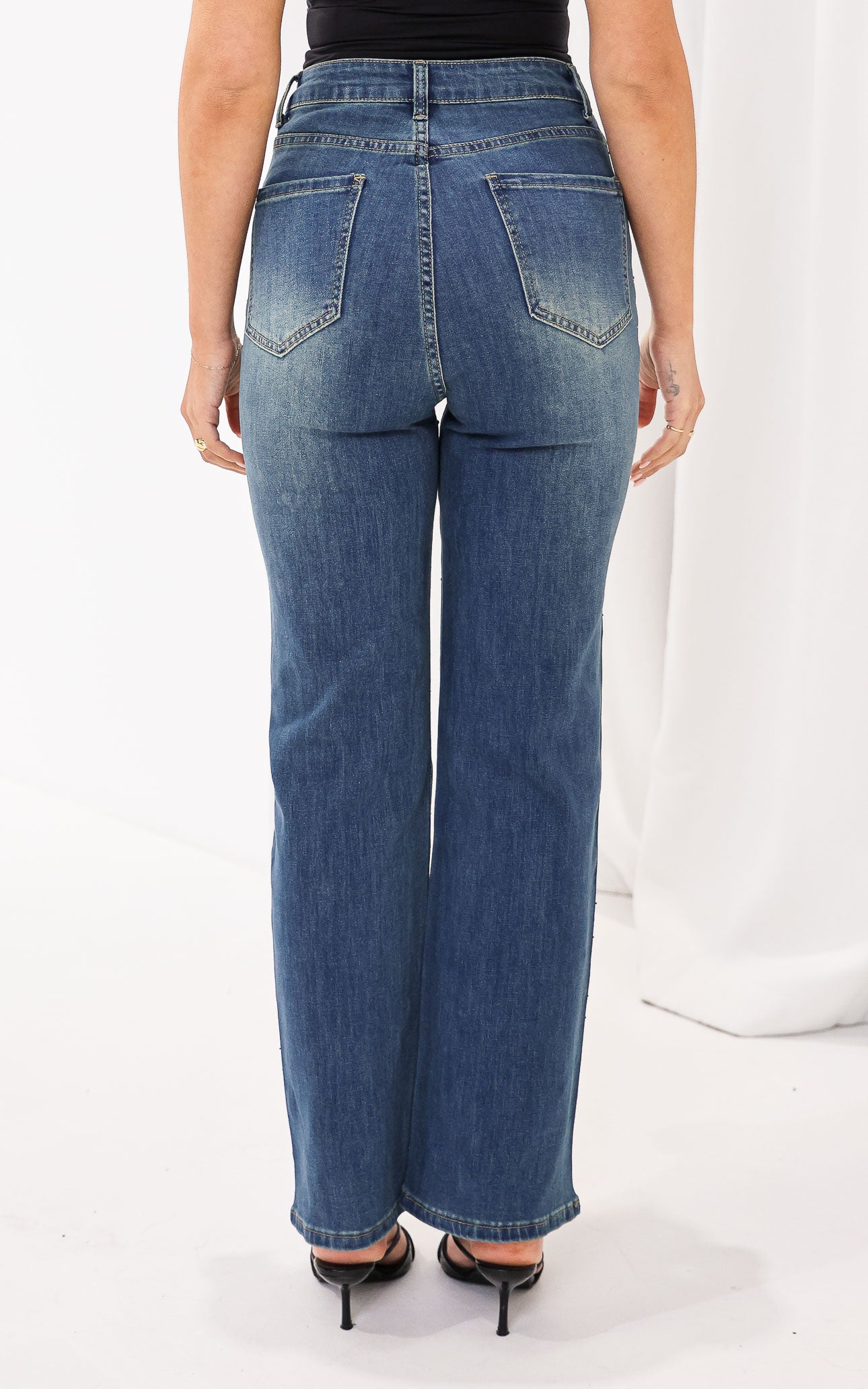 (PREORDER) Tanni Diamante Jeans - Blue