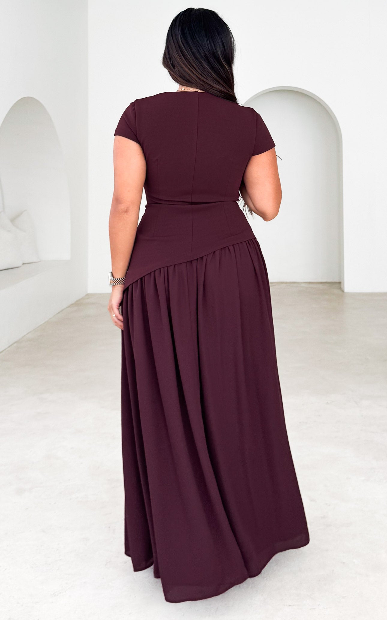 Zenia Maxi Dress - Plum