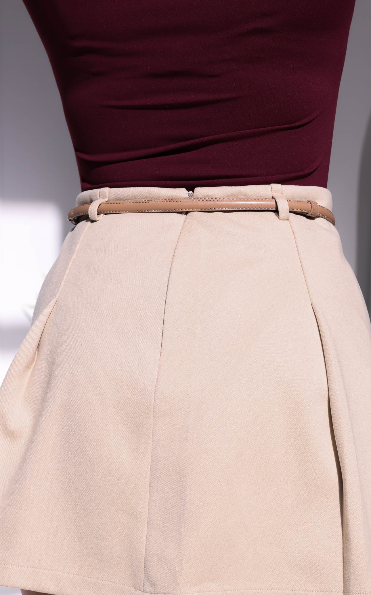 Zankov Belt - Taupe U Braid