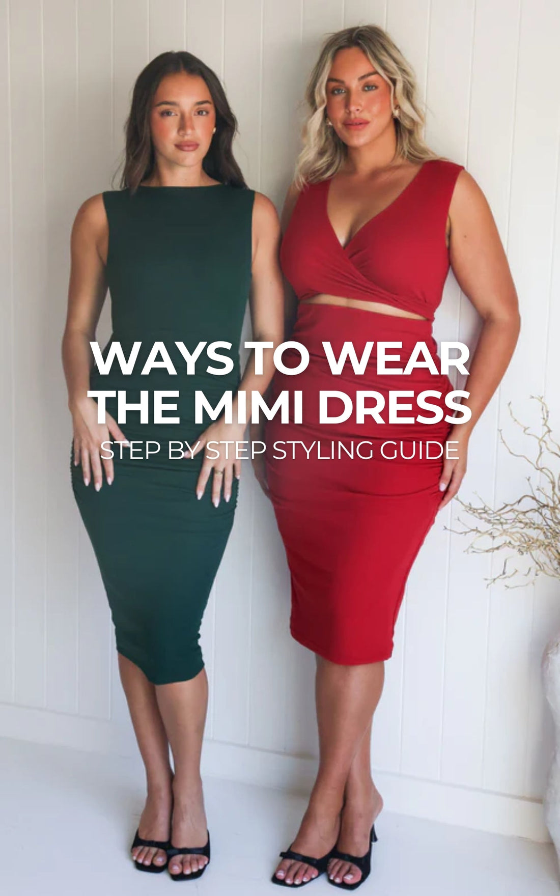 How to wear a tie front multiway style: Mimi Dress edition