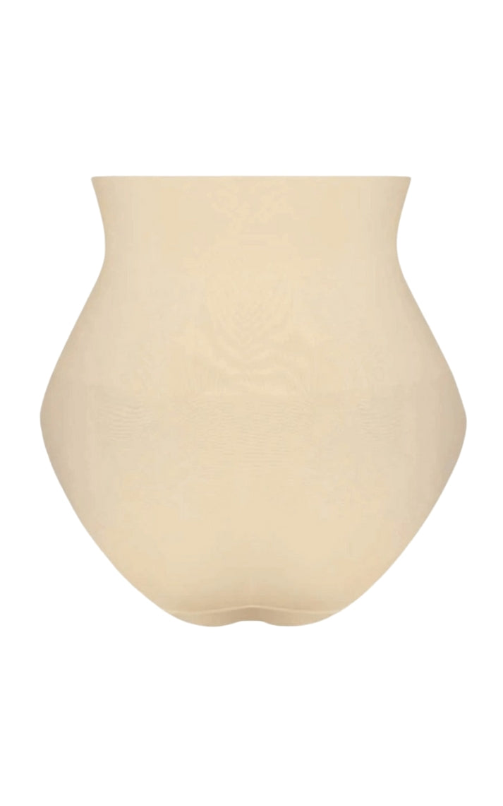 Ingrid High Waisted Boning Shapewear Briefs - Cool Nude