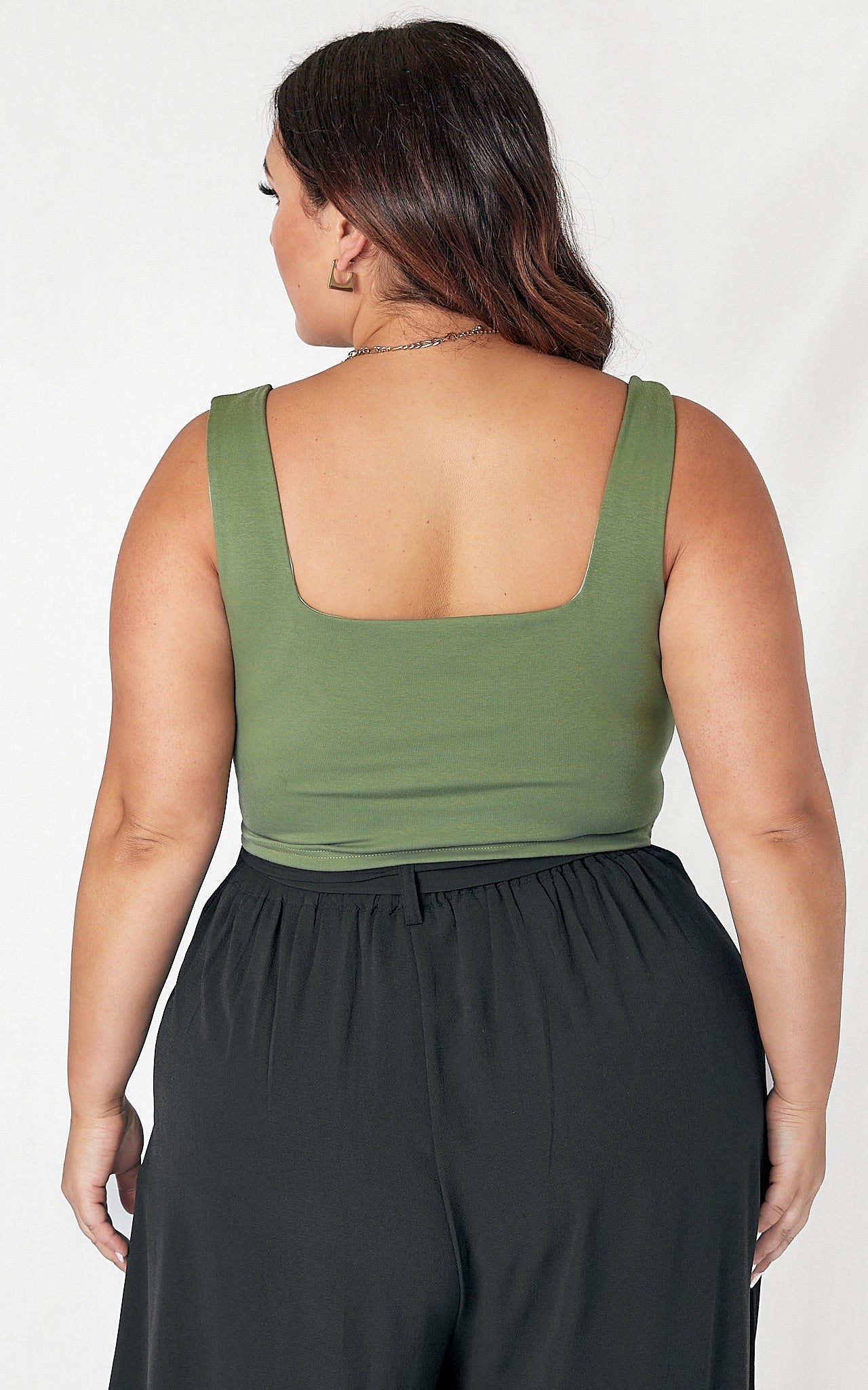 Akira Crop Top - Sage