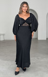 Alessia Maxi Dress - Black