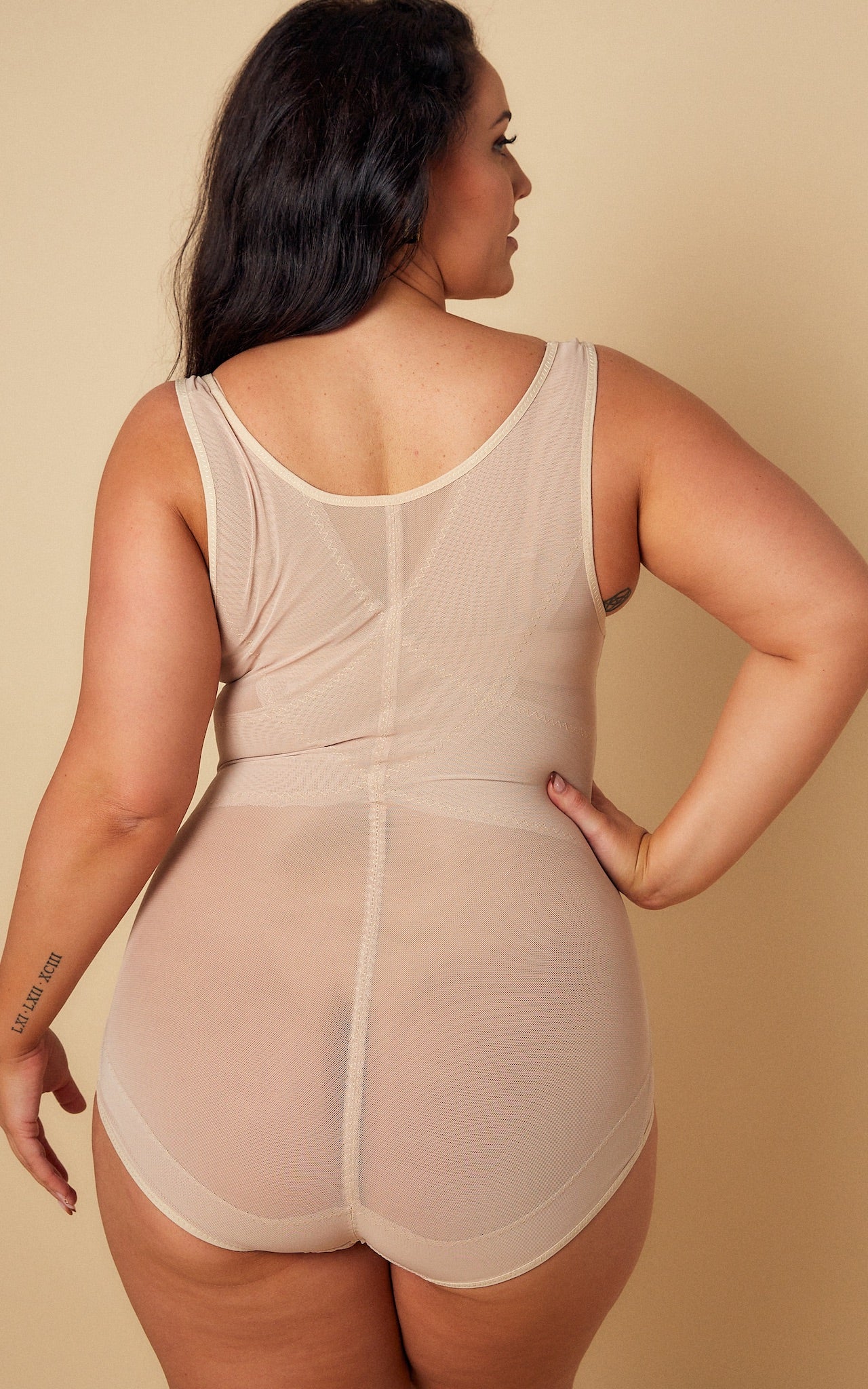 Alexis High Control Open Bust Shapewear Bodysuit - Nude