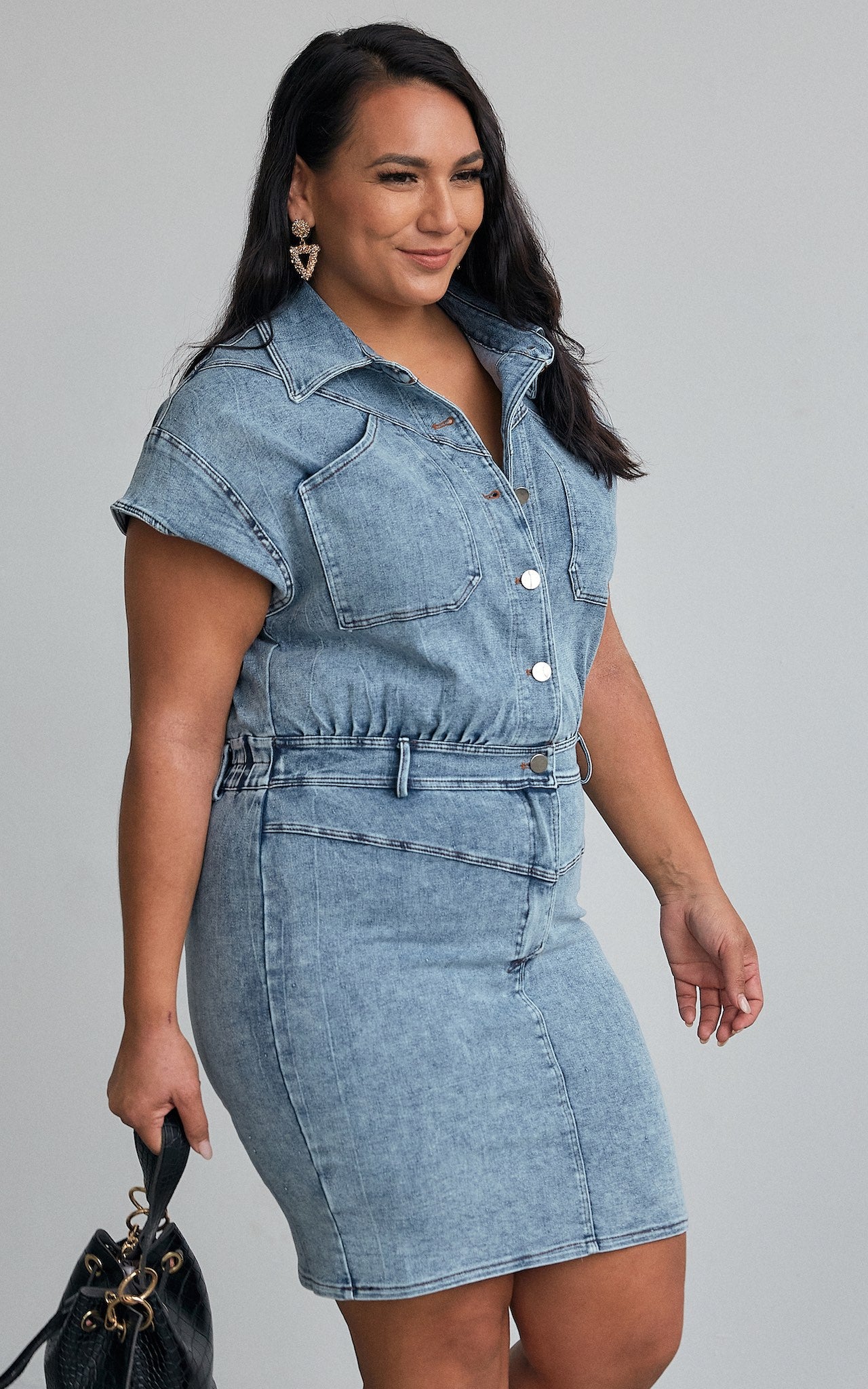 Ally Dress - Acid Wash