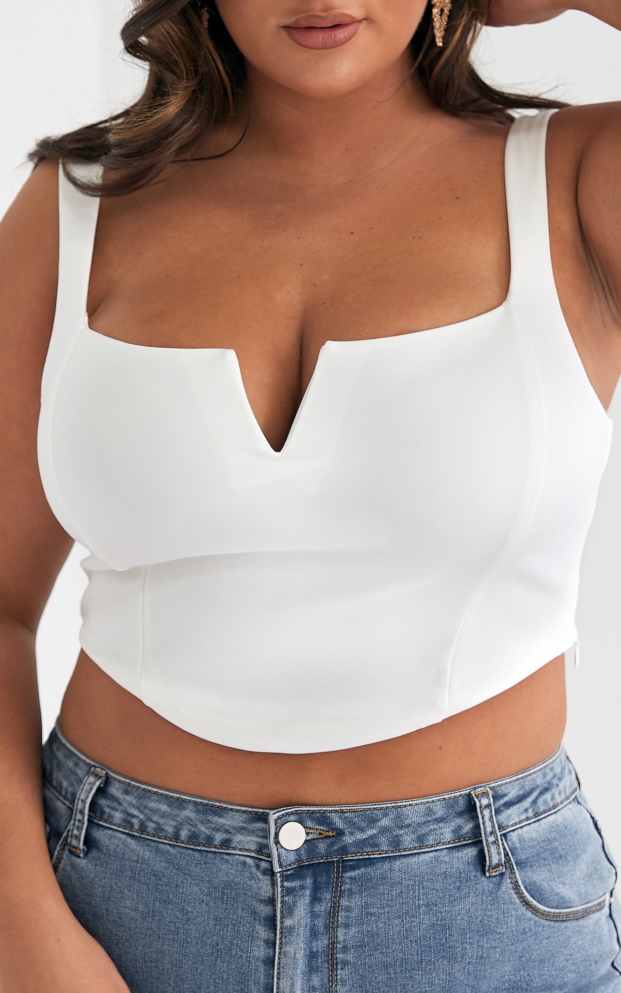 Alvie Crop Top - White