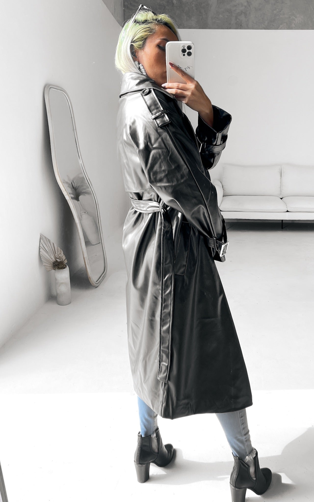 Amour Trench Coat - Black