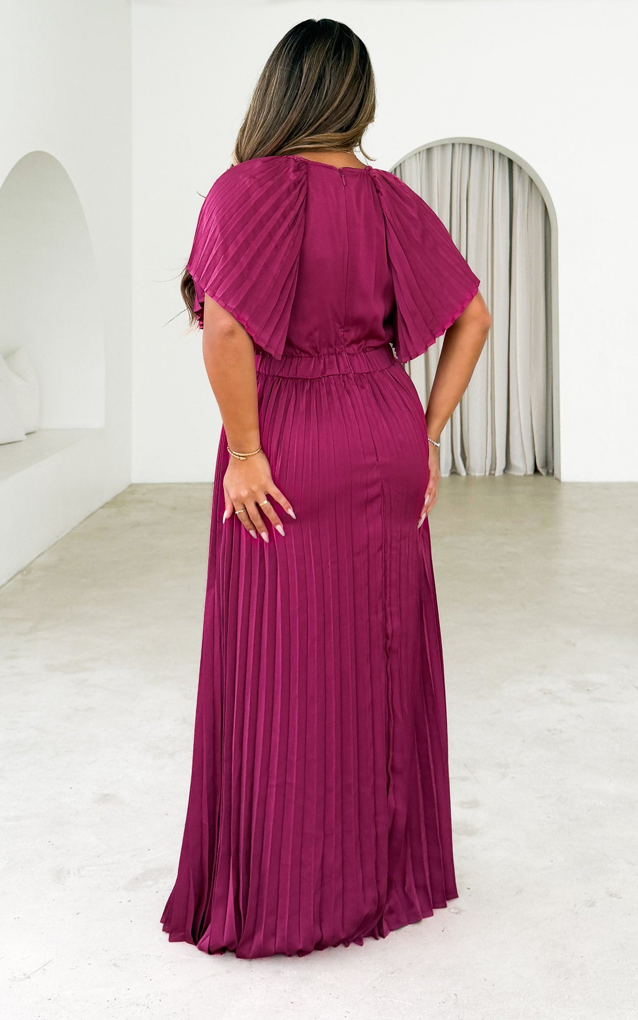 Anais Maxi Dress - Plum