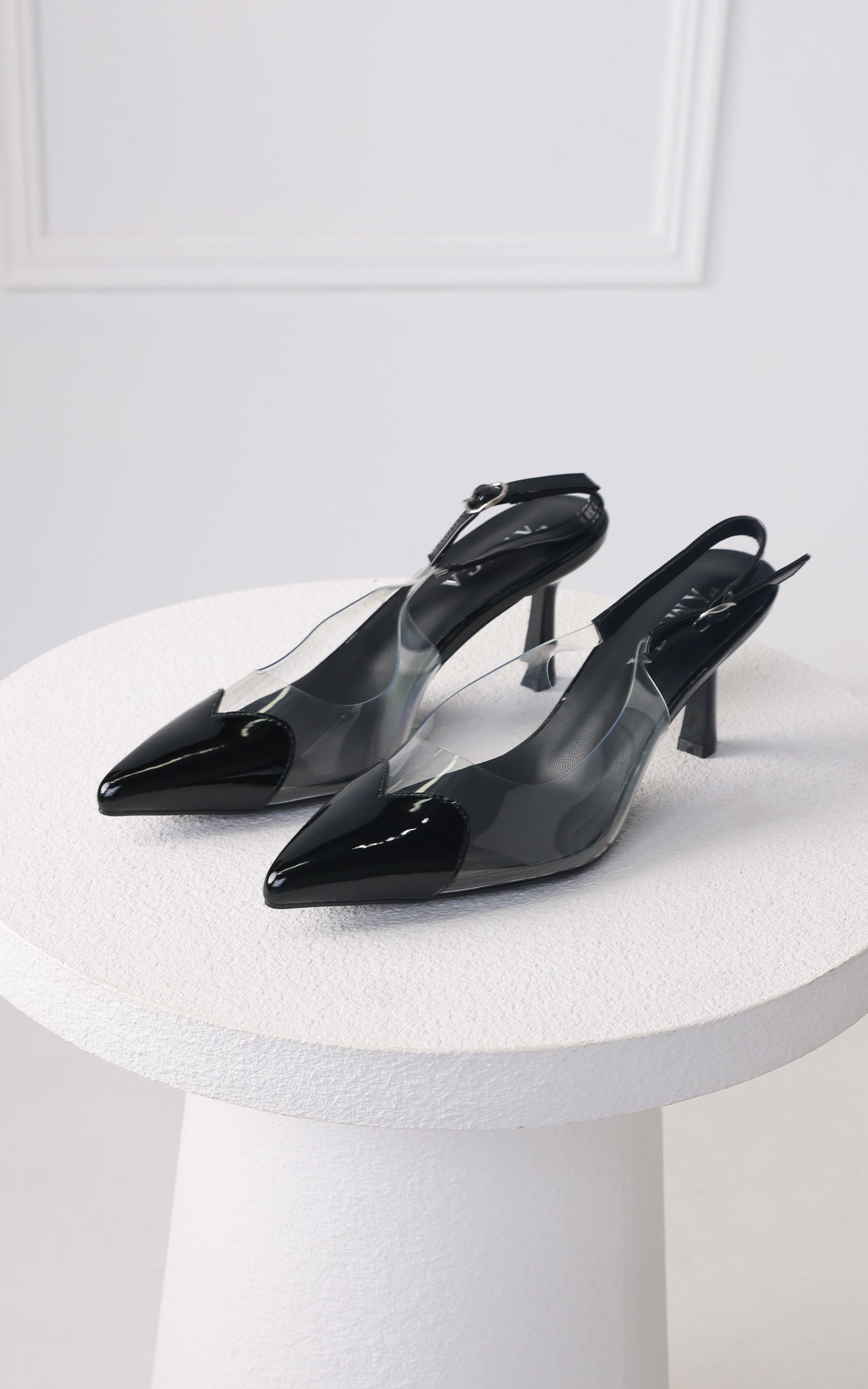 Angelmay Slingback Heels - Black