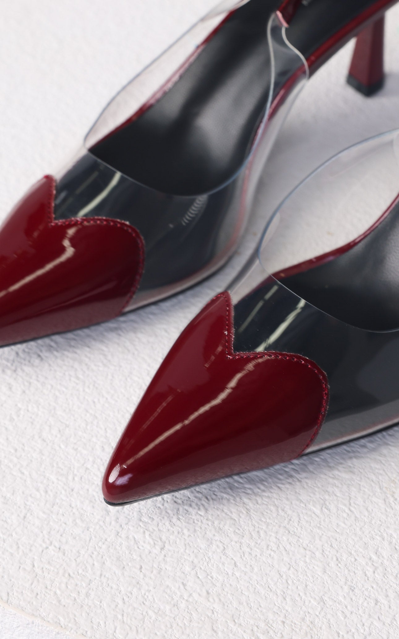 Angelmay Slingback Heels - Wine