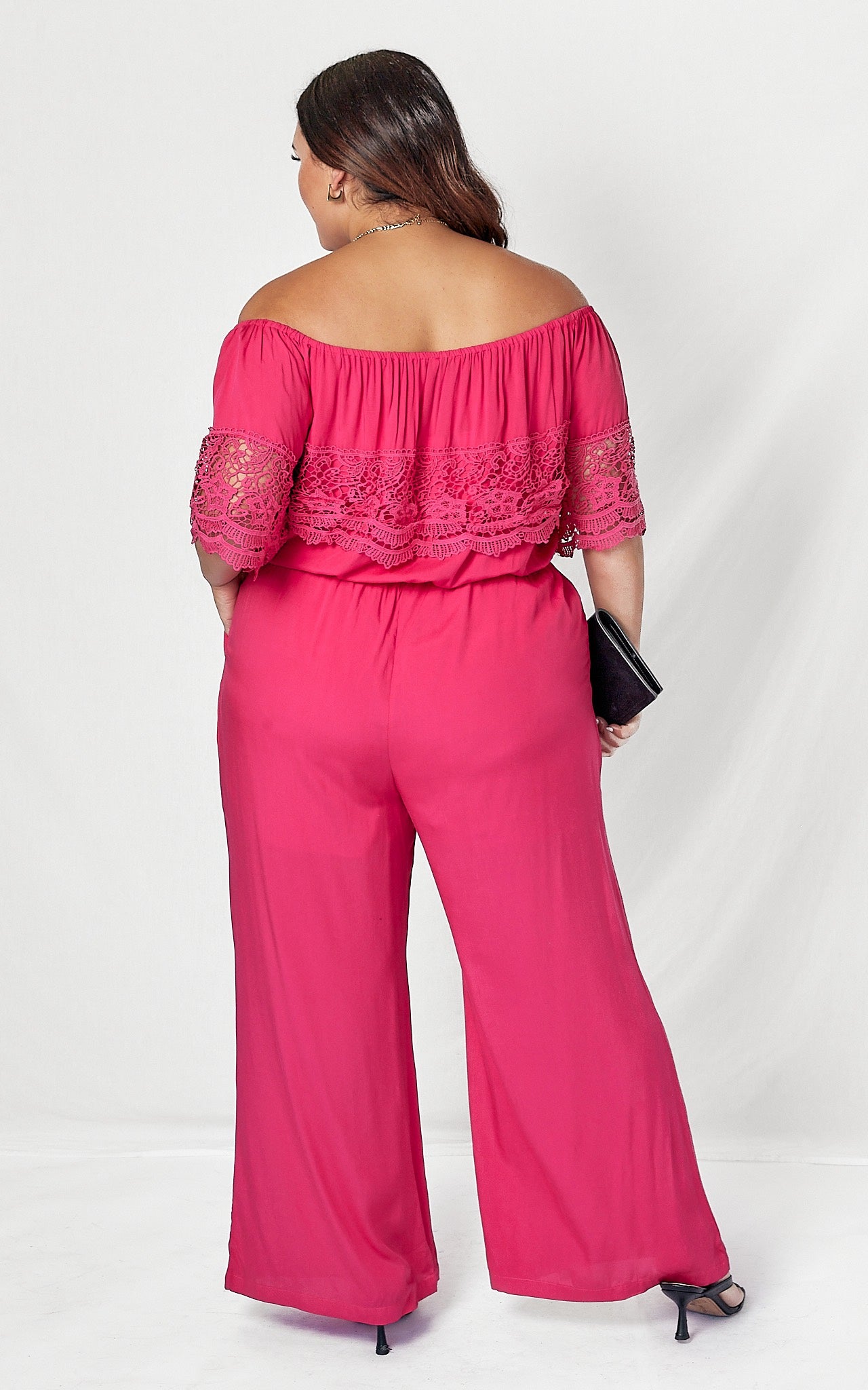 Arcadia Jumpsuit - Deep Pink