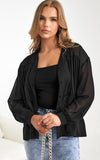 Arlene Shirt Blouse - Black