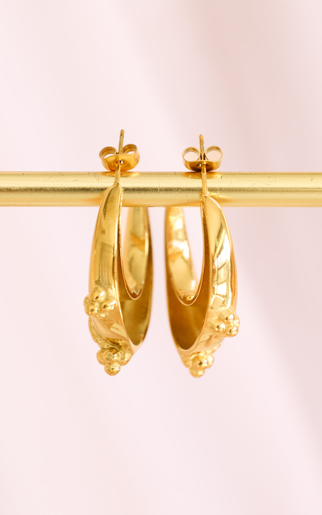 Arnaldo Hoop Earrings - Gold Vintage