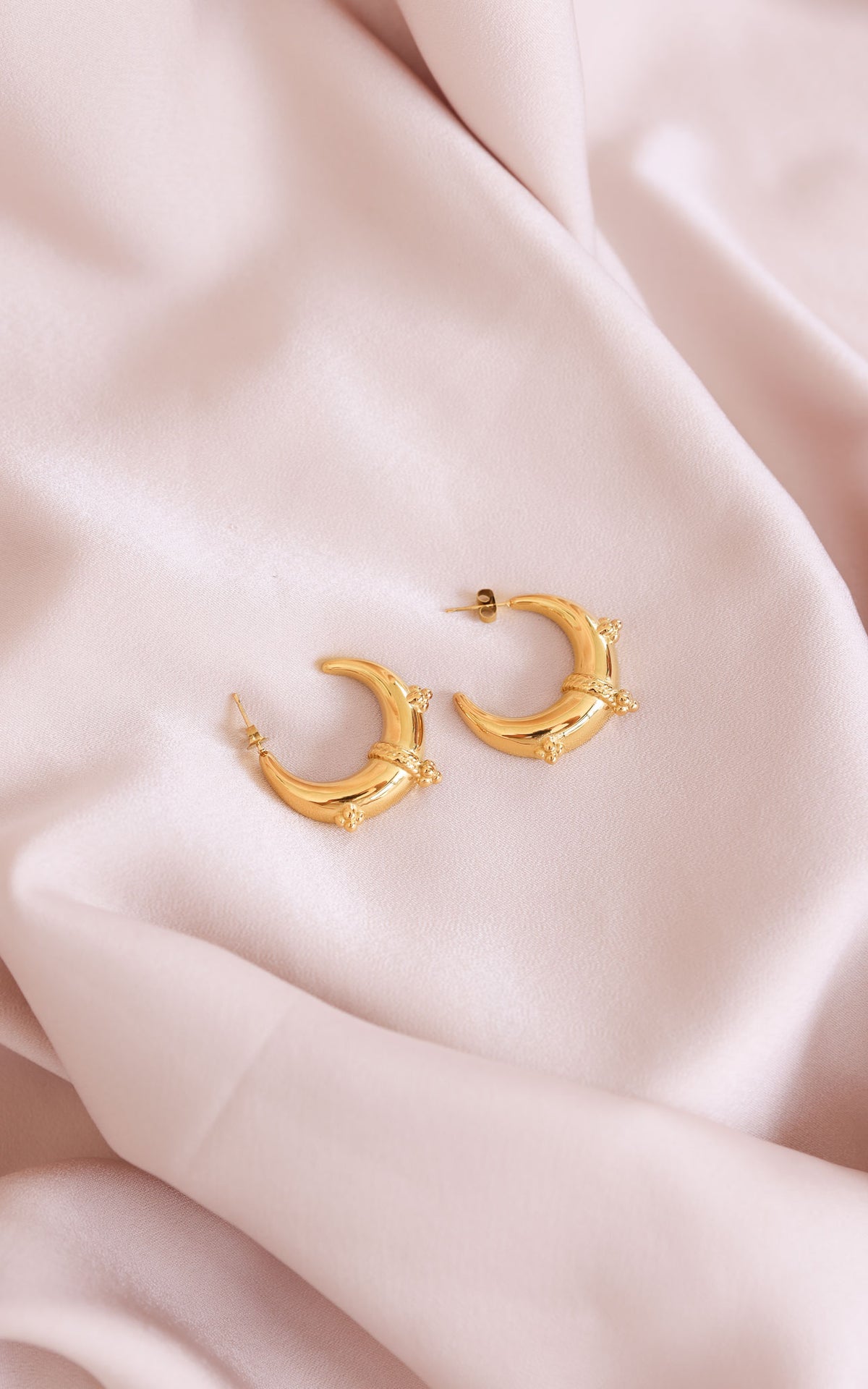 Arnaldo Hoop Earrings - Gold Vintage