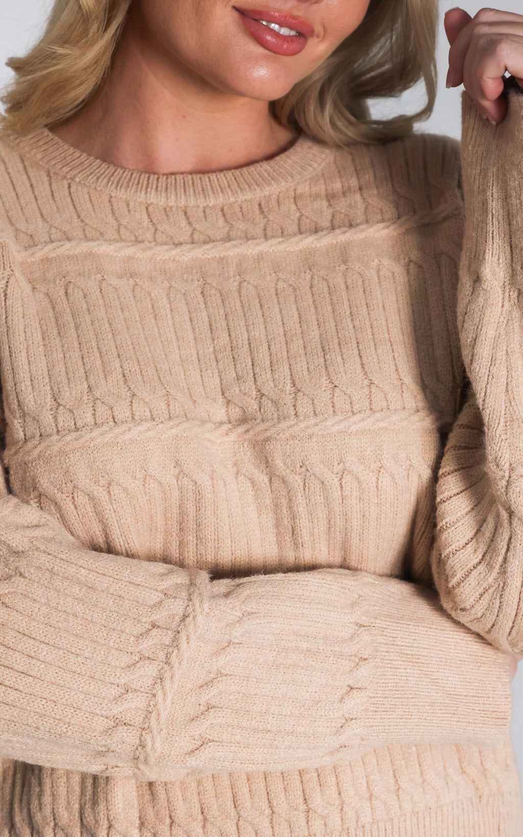 Ashmore Knit Jumper - Latte