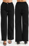 Aubreen Wide Jeans - Black