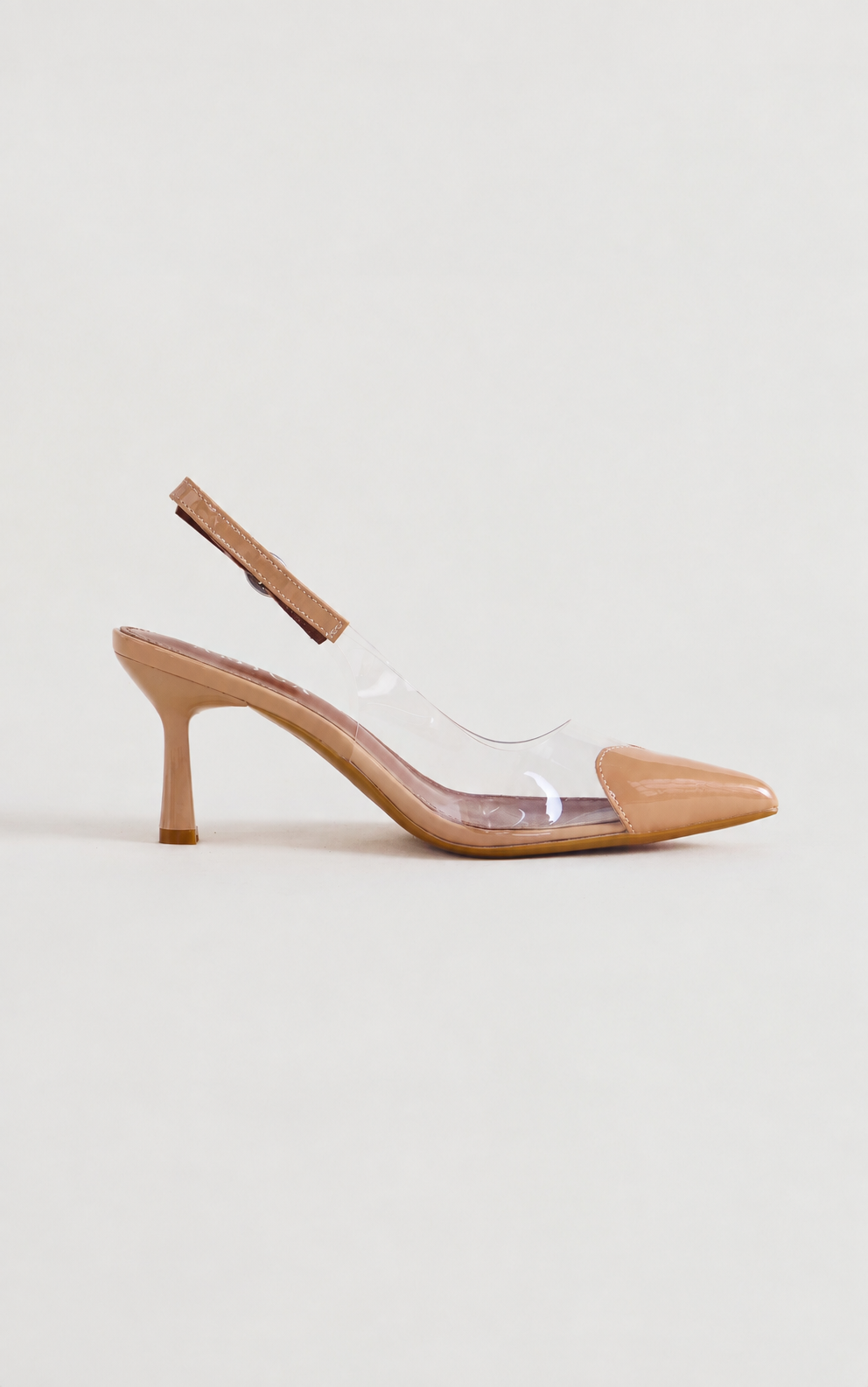 Angelmay Slingback Heels - Warm Nude