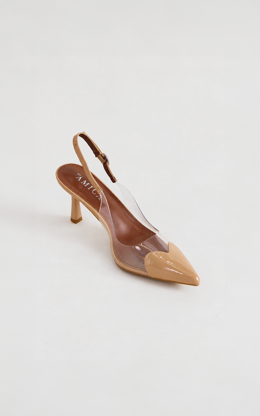 Angelmay Slingback Heels - Warm Nude