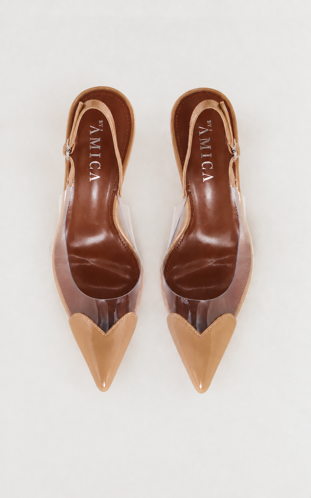 Angelmay Slingback Heels - Warm Nude