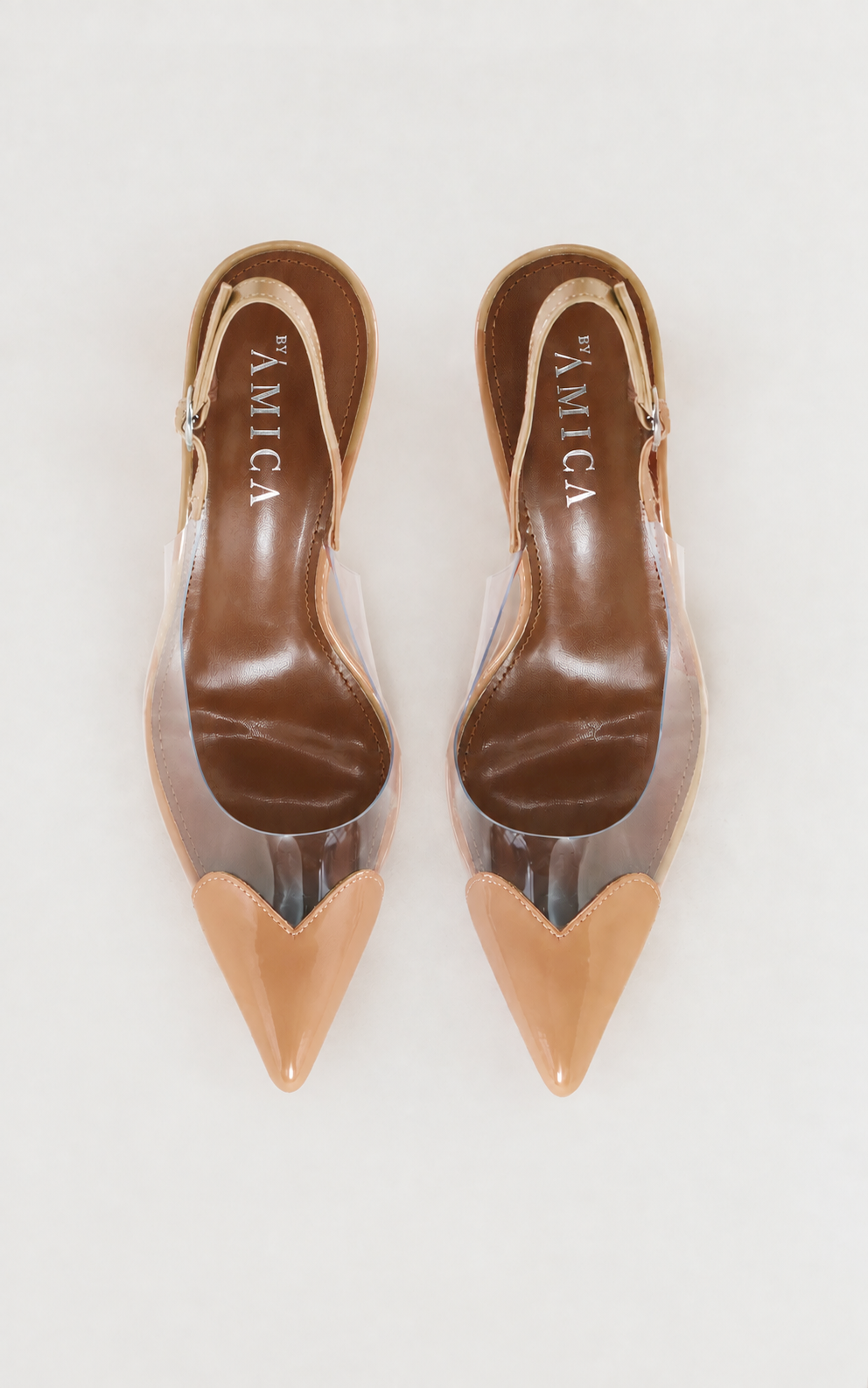 Angelmay Slingback Heels - Warm Nude