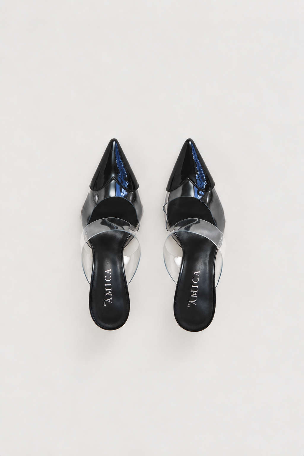 Angelmay Mule Heels - Black