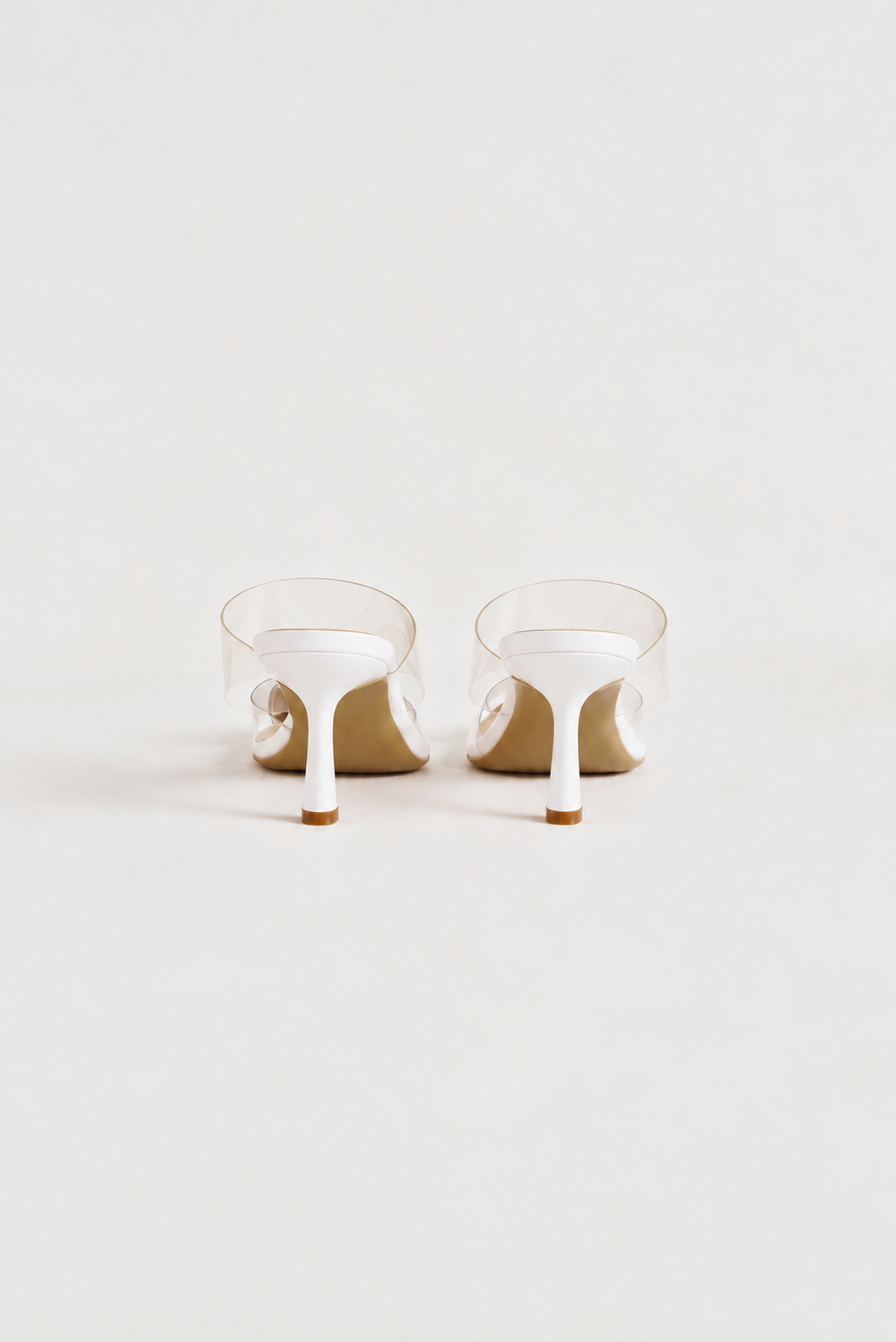 Angelmay Mule Heels - White