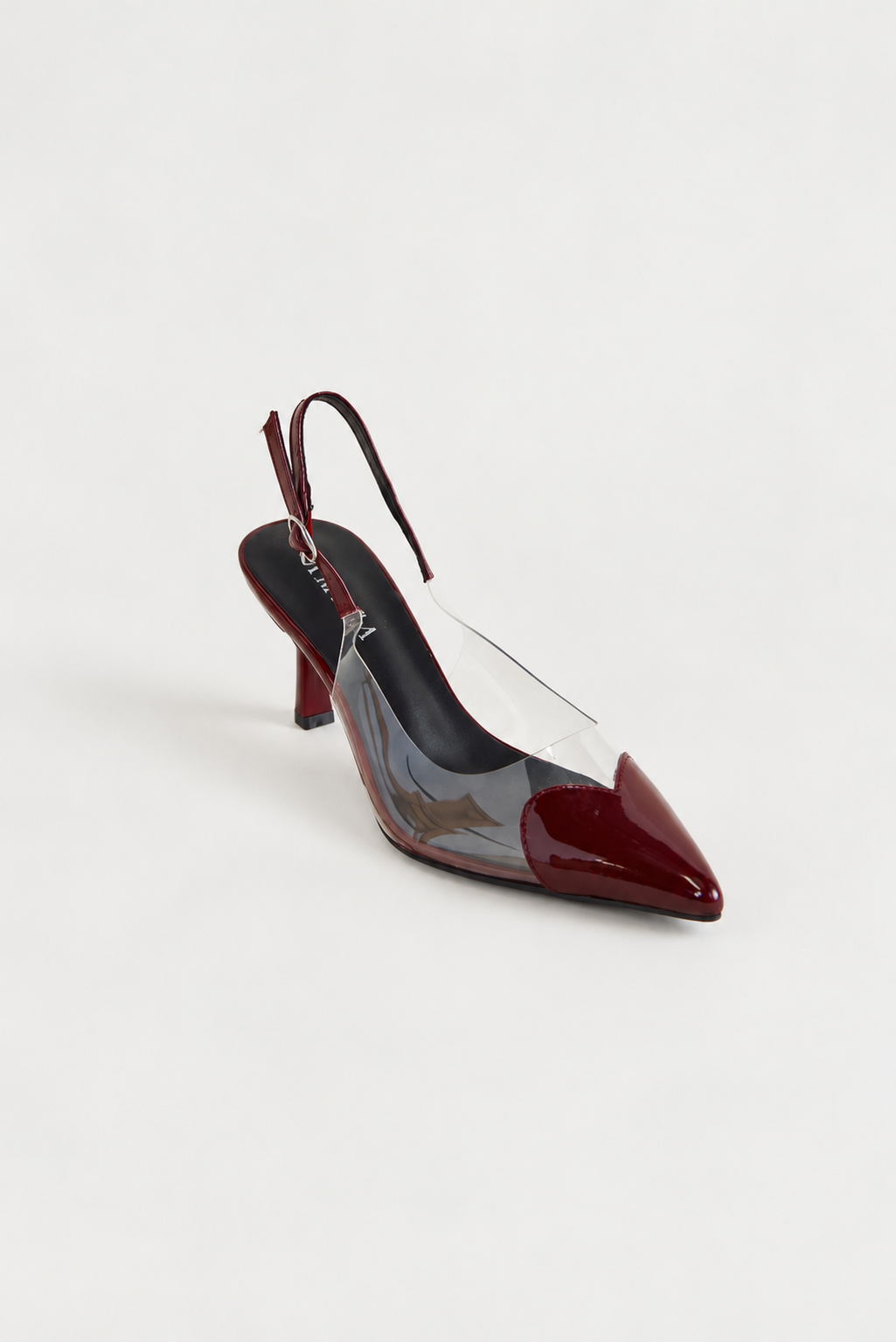 Angelmay Slingback Heels - Wine