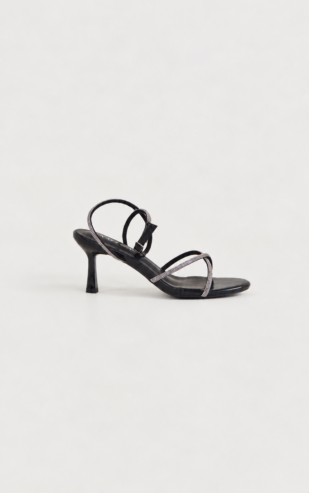 Asher Heels - Black Rhinestone
