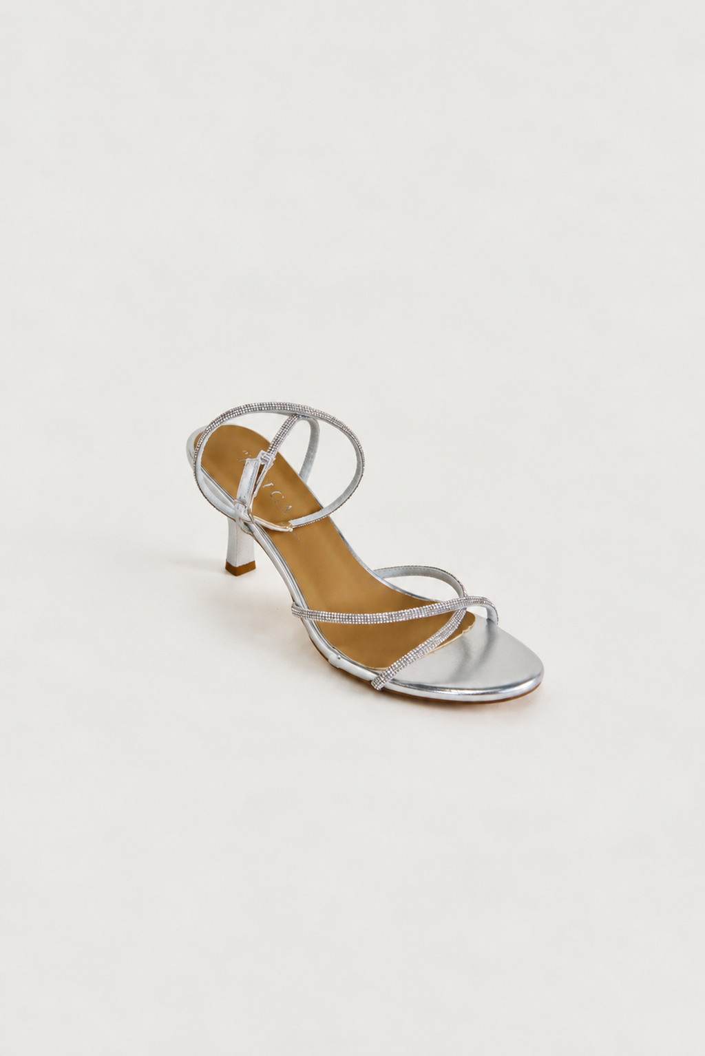 Asher Heels - Silver Rhinestone