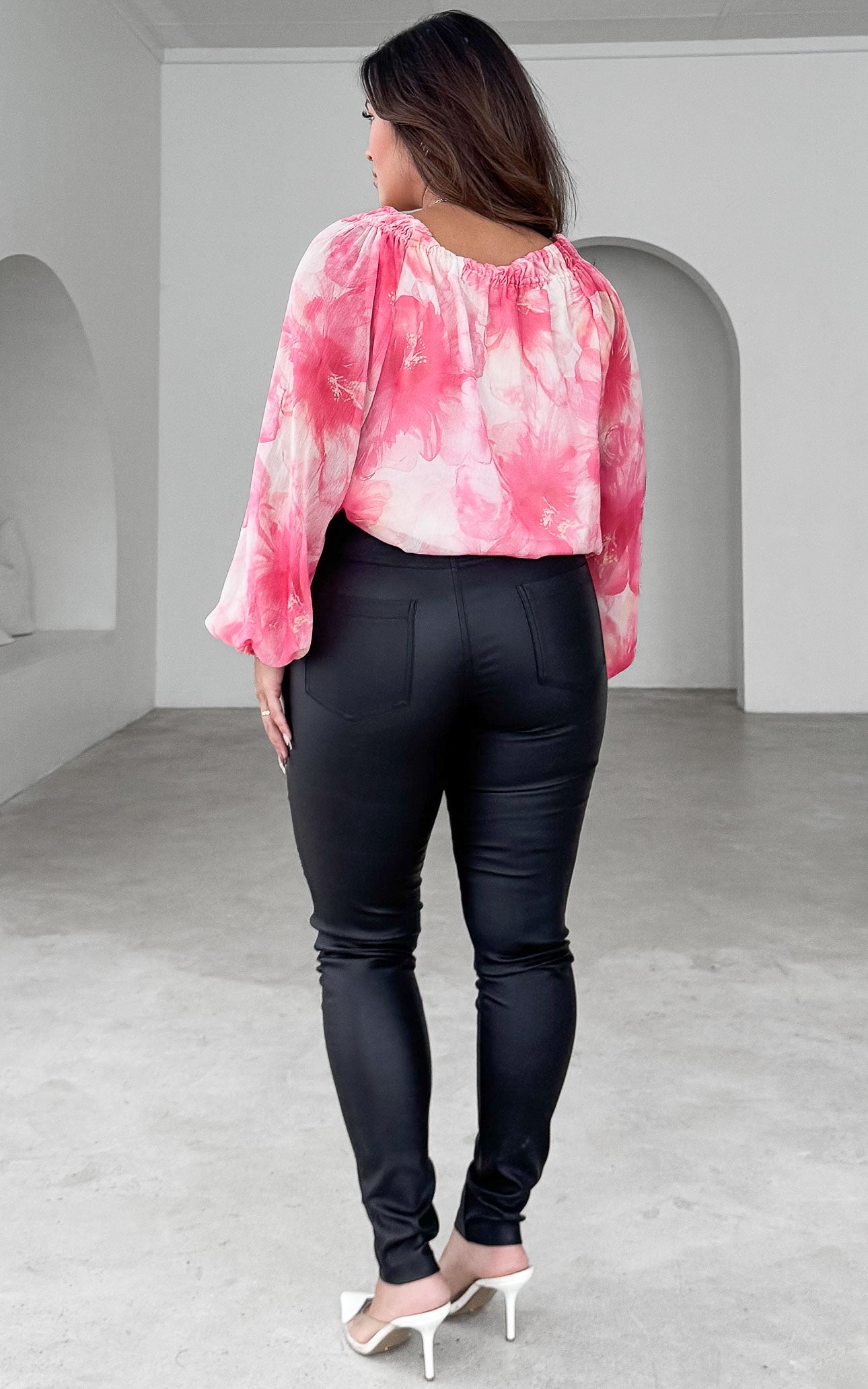 Baylene Top - Pink Floral