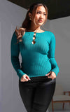 Benedict Knit Top - Teal