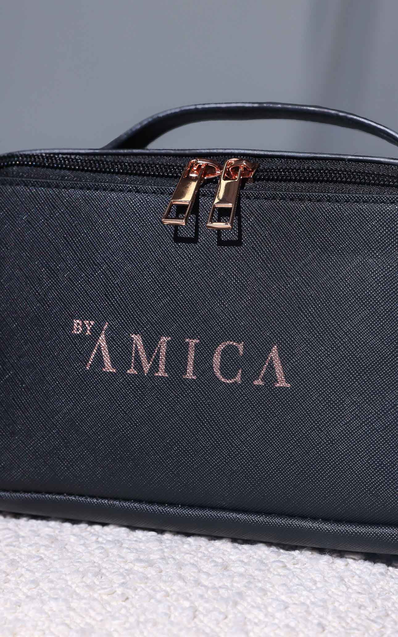By Amica Cosmetic Makeup Bag - Black