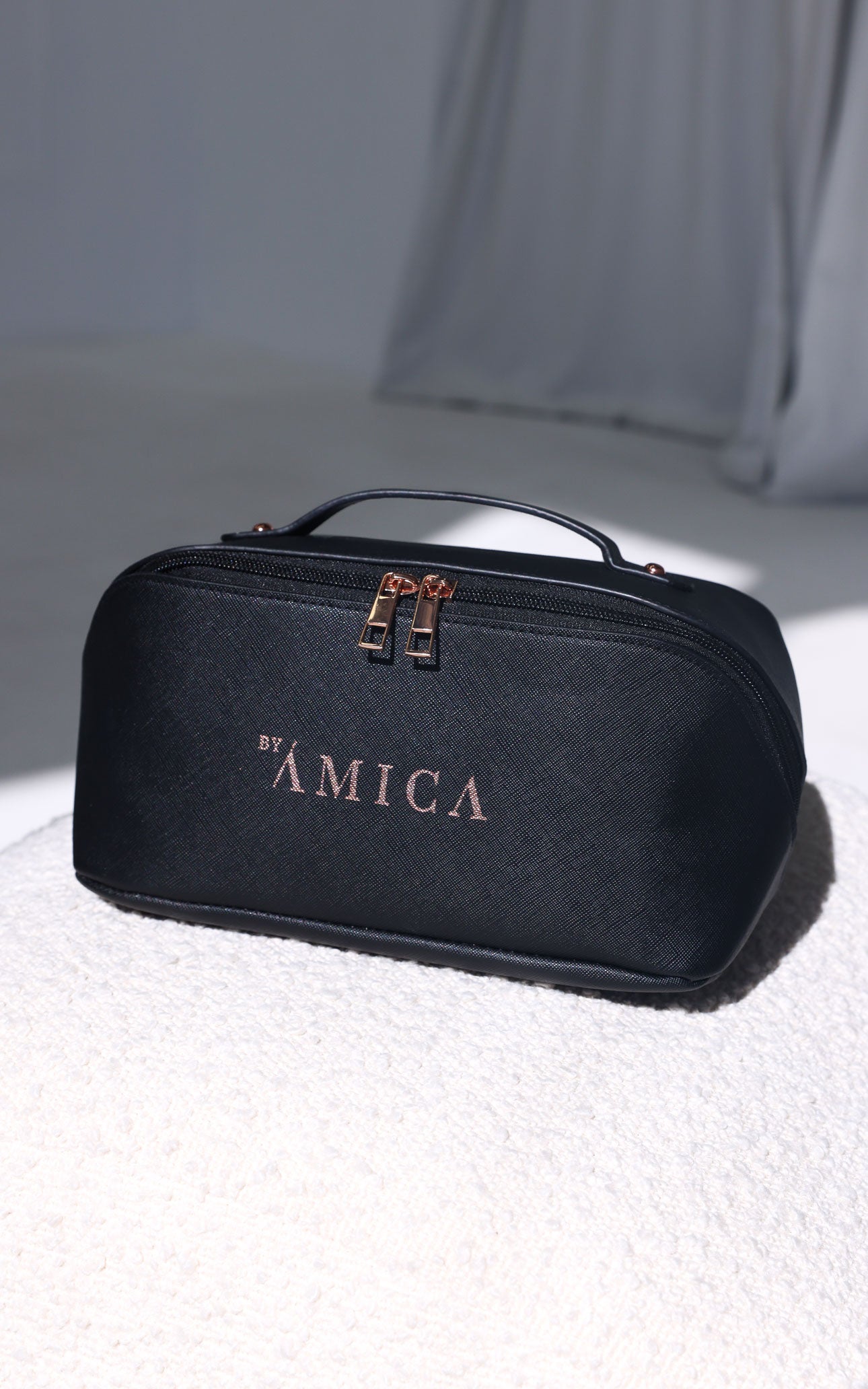 By Amica Cosmetic Makeup Bag - Black