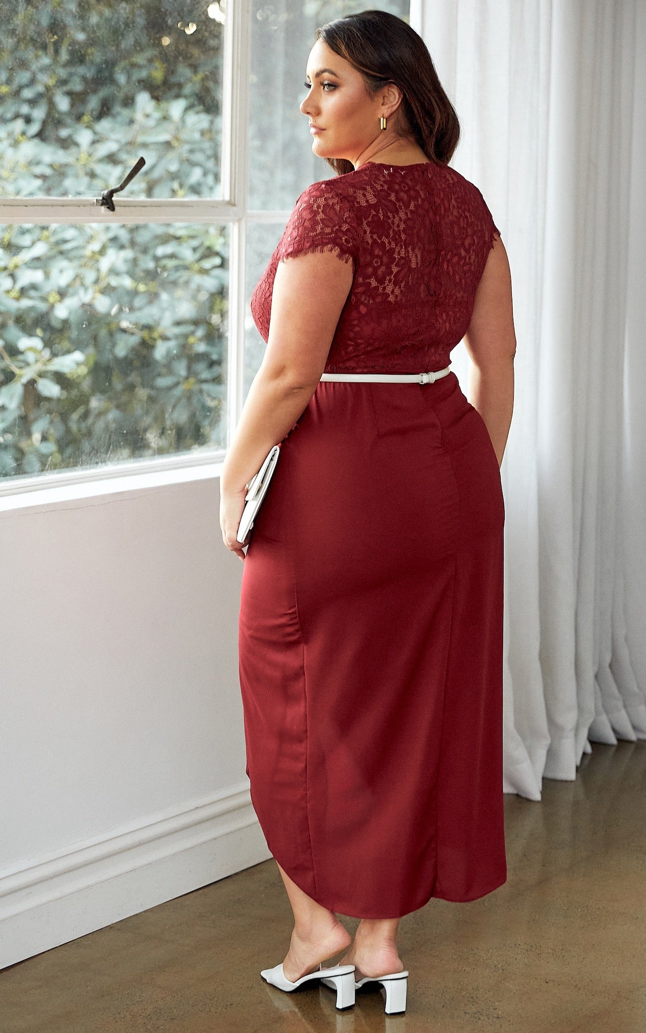 Blessings Dress - Burgundy