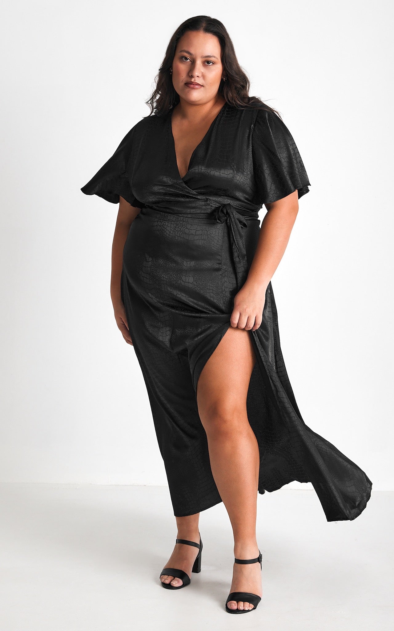 Bloom And Grow Top - Black Snake Print