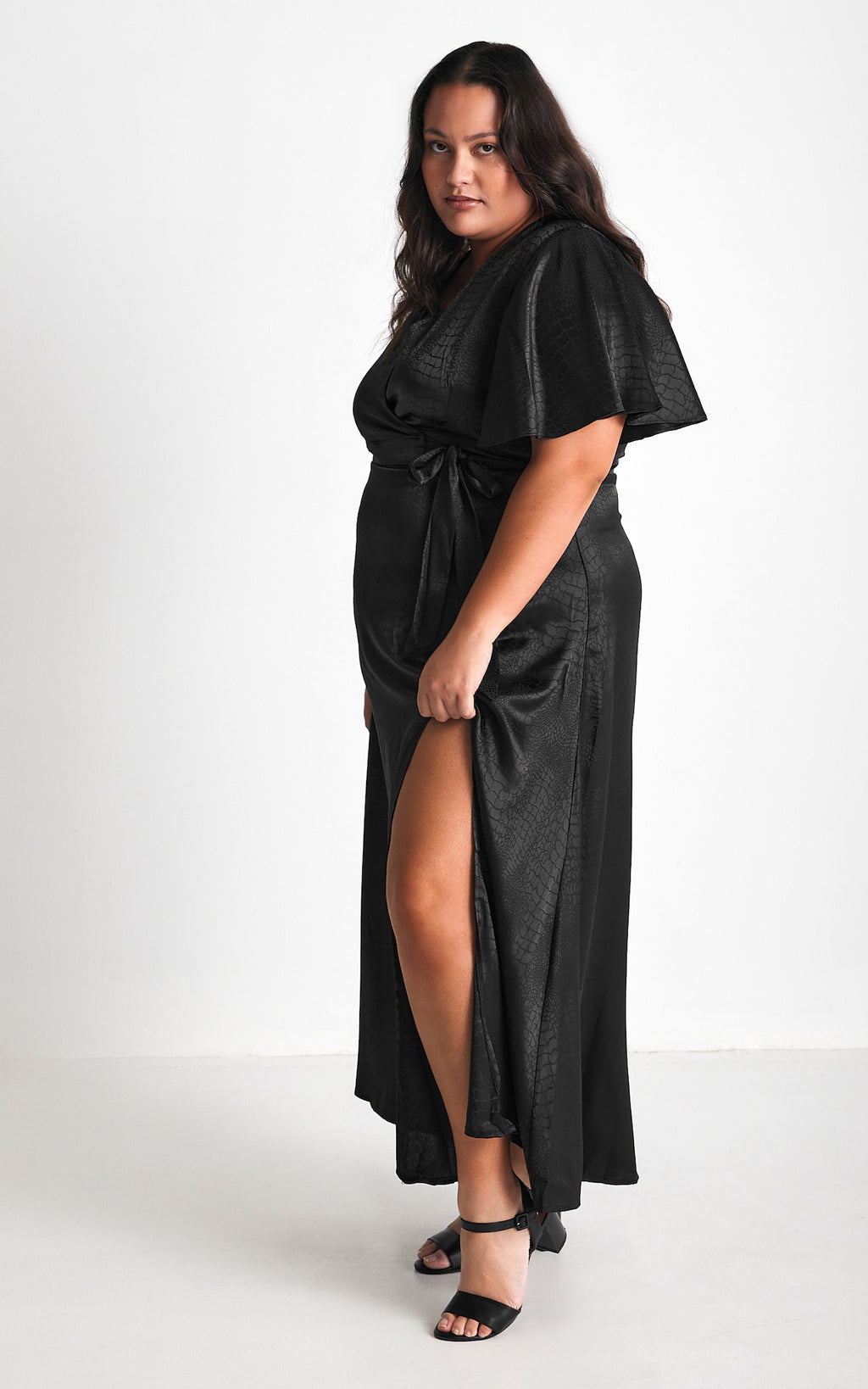 Bloom And Grow Top - Black Snake Print