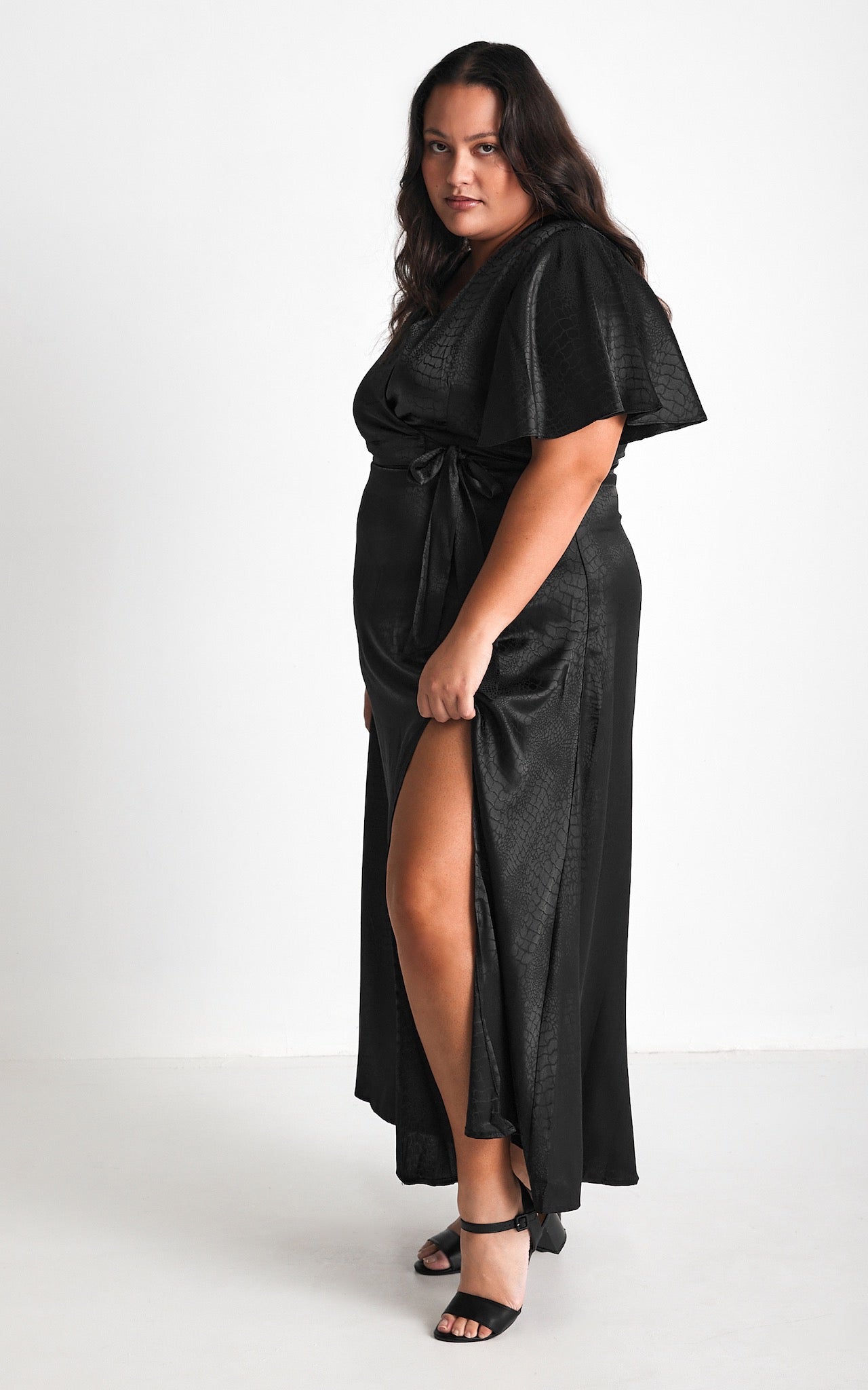 Bloom And Grow Top - Black Snake Print