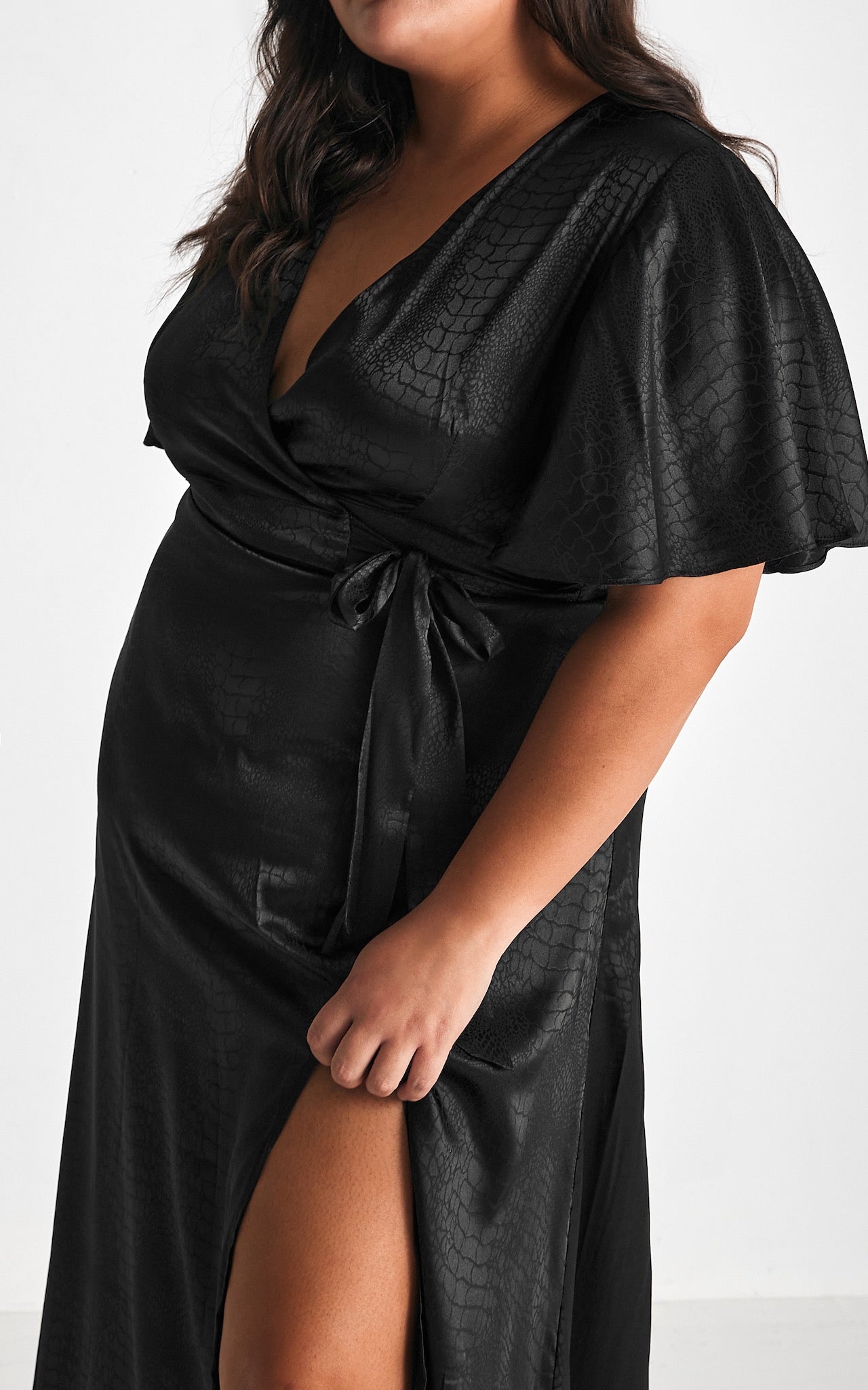 Bloom And Grow Top - Black Snake Print